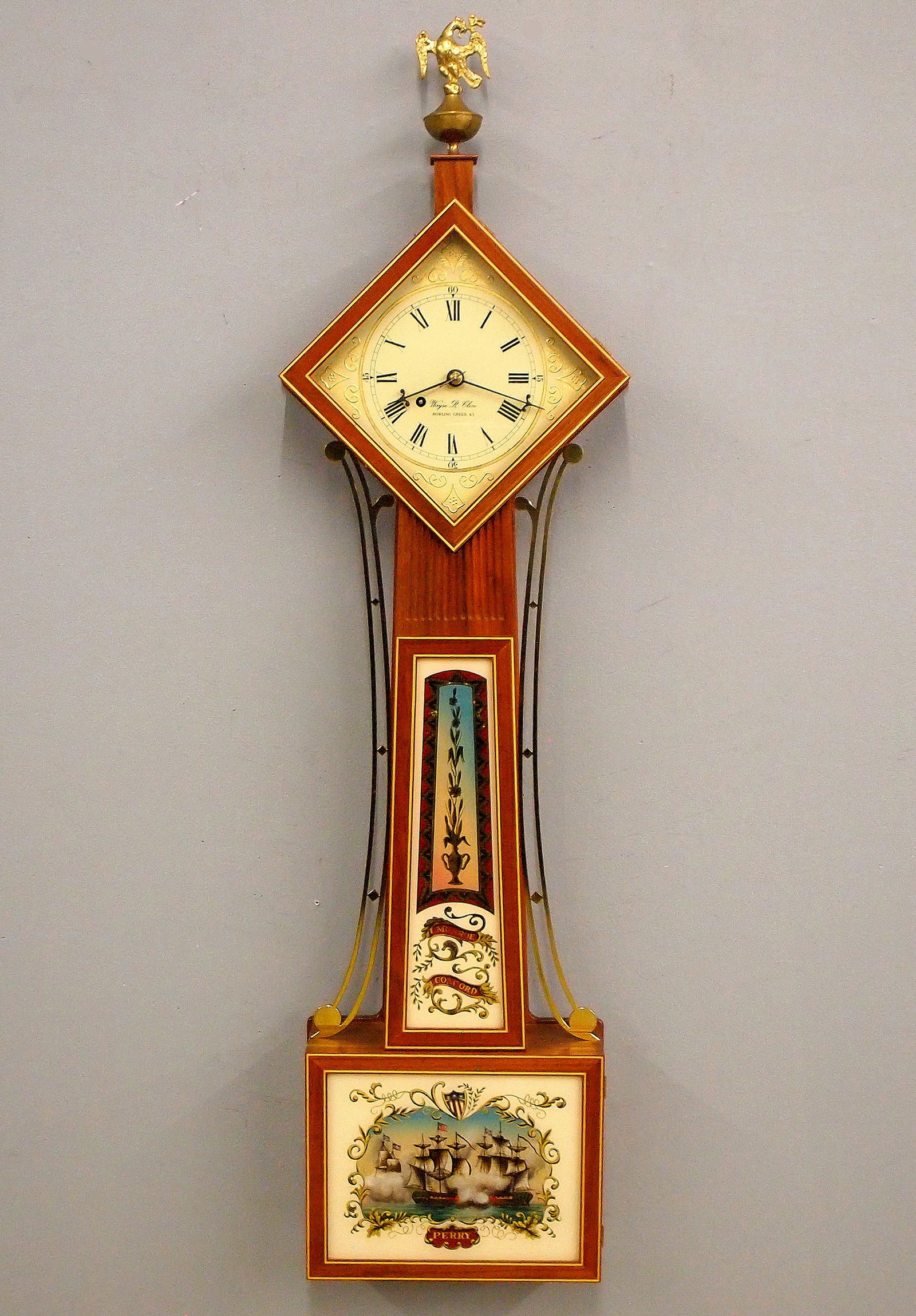 Wayne Cline Diamond Head Banjo Clock (1 of 6)