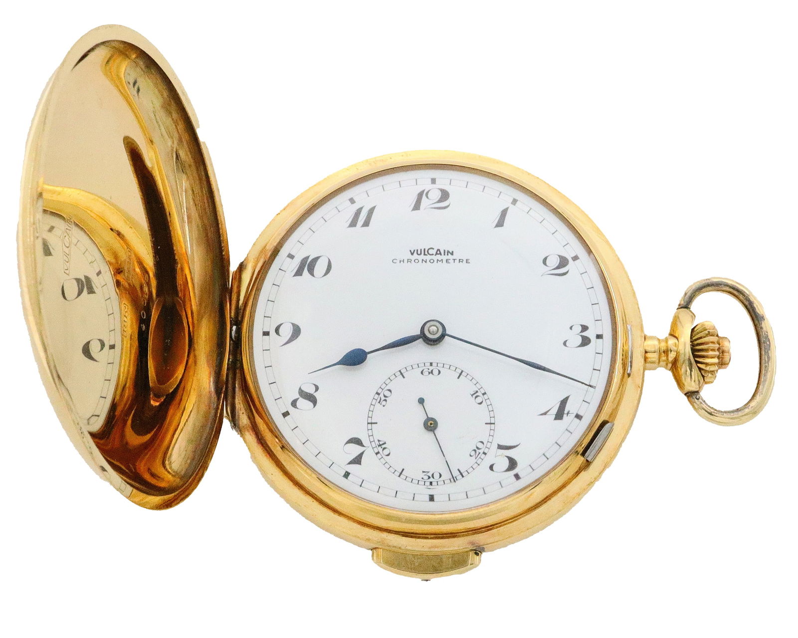 18k Gold Swiss Minute Repeating Pocket Watch (1 of 6)