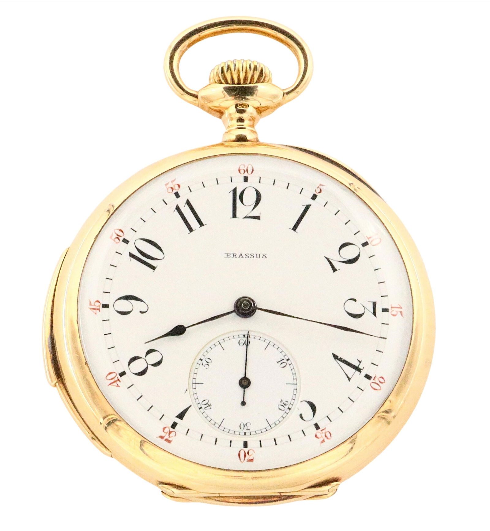 14k Gold Brassus Minute Repeating Pocket Watch (1 of 8)
