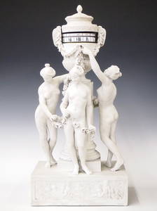 French Three Graces Annular Clock