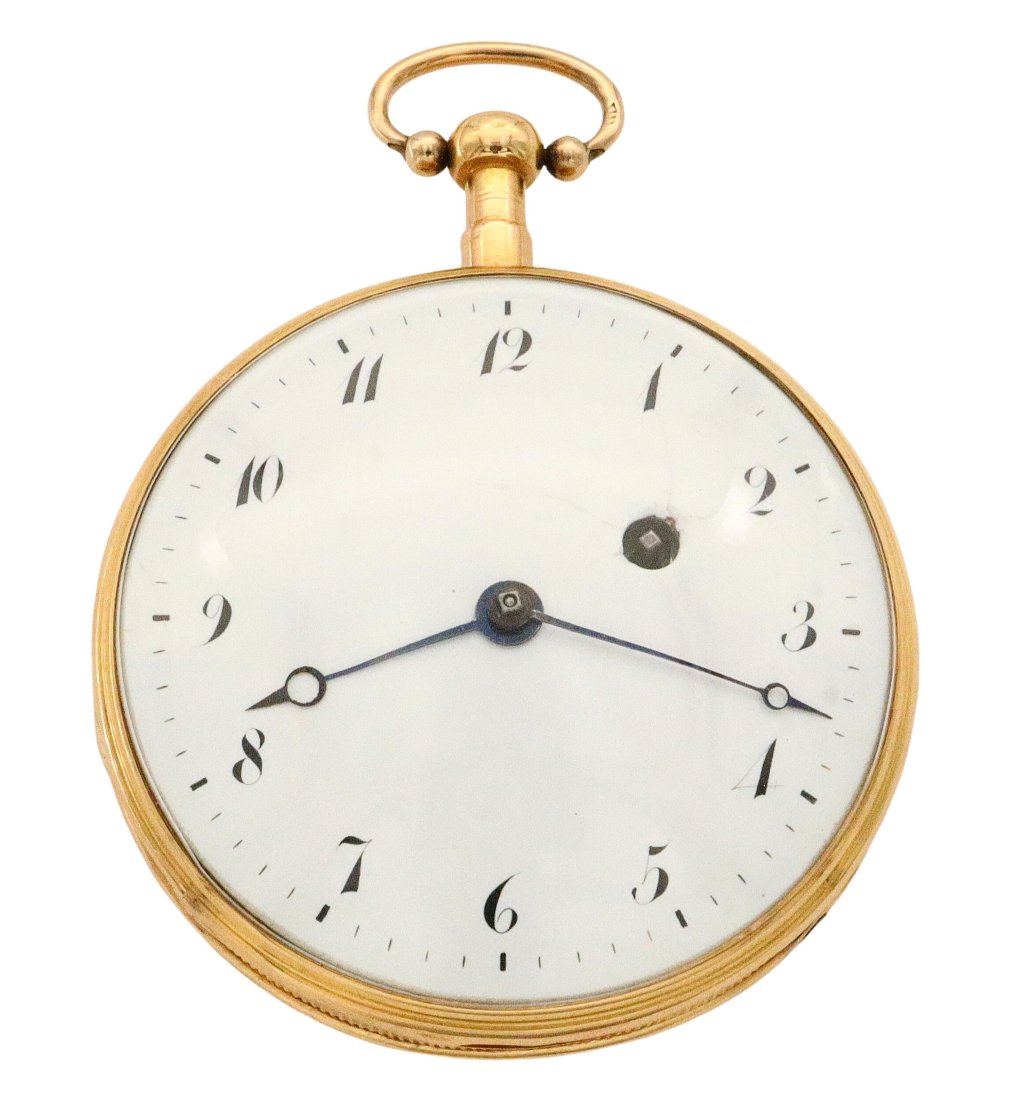 18k Gold French Quarter Repeating Pocket Watch (1 of 6)