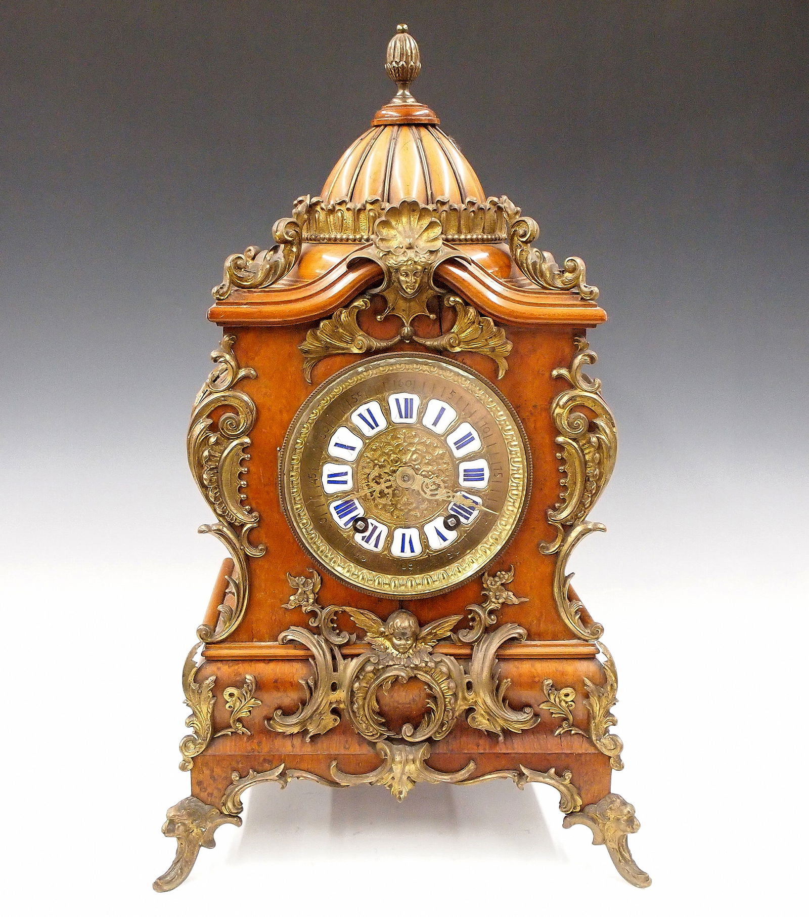 Lenzkirch Louis XV Style Table Clock (1 of 8)