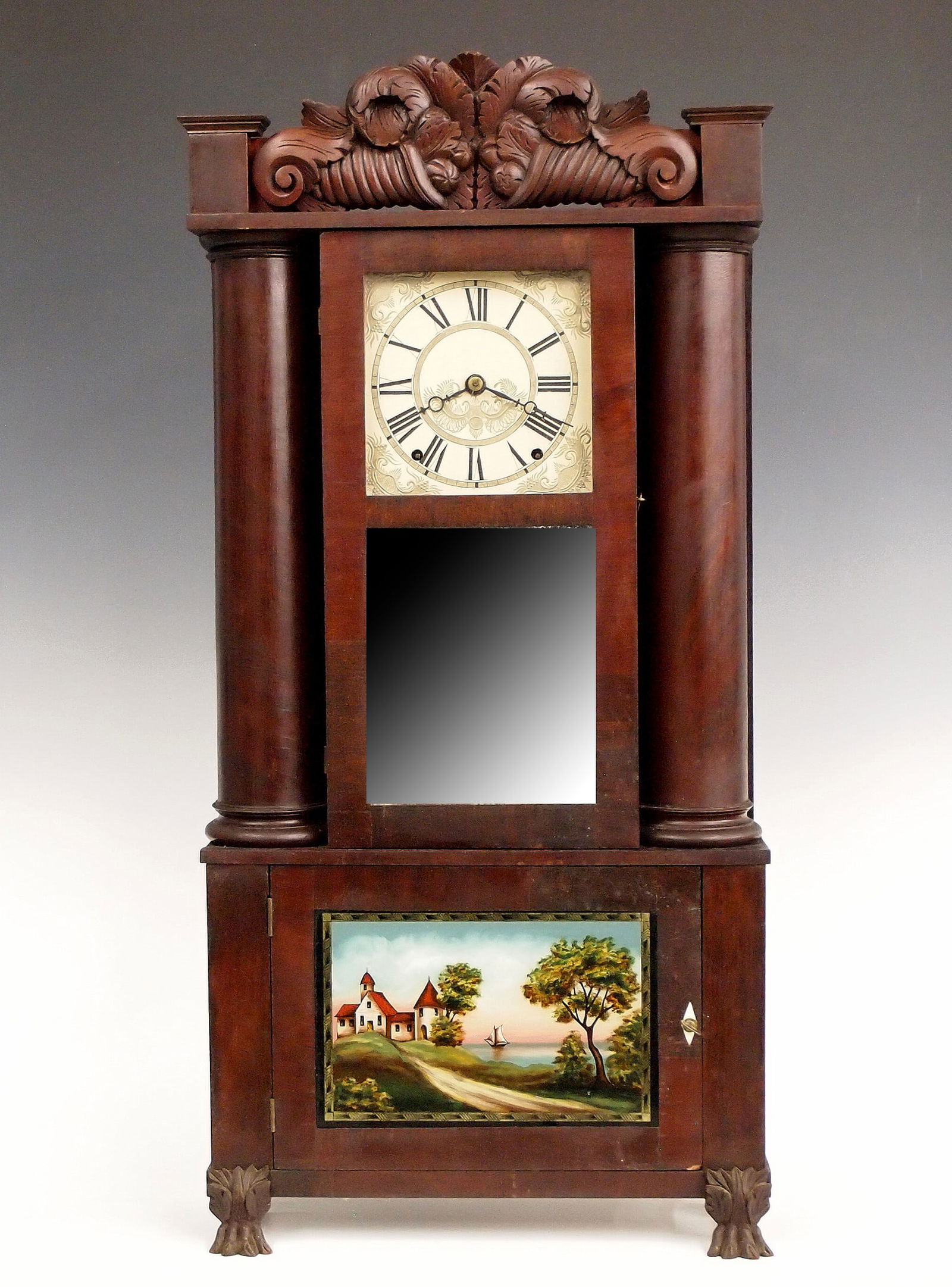 Boardman & Wells Shelf Clock (1 of 4)