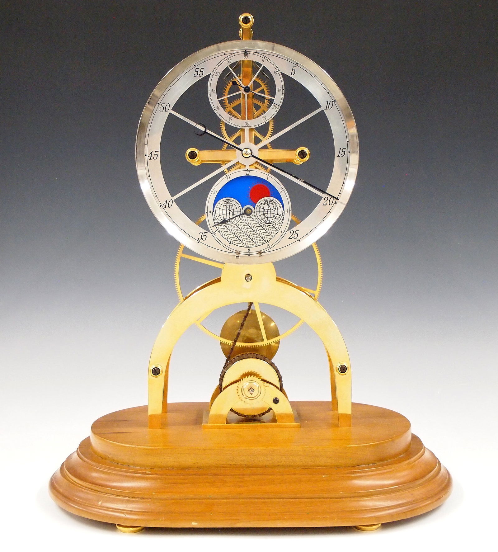 Repro Great Wheel Skeleton Clock (1 of 3)