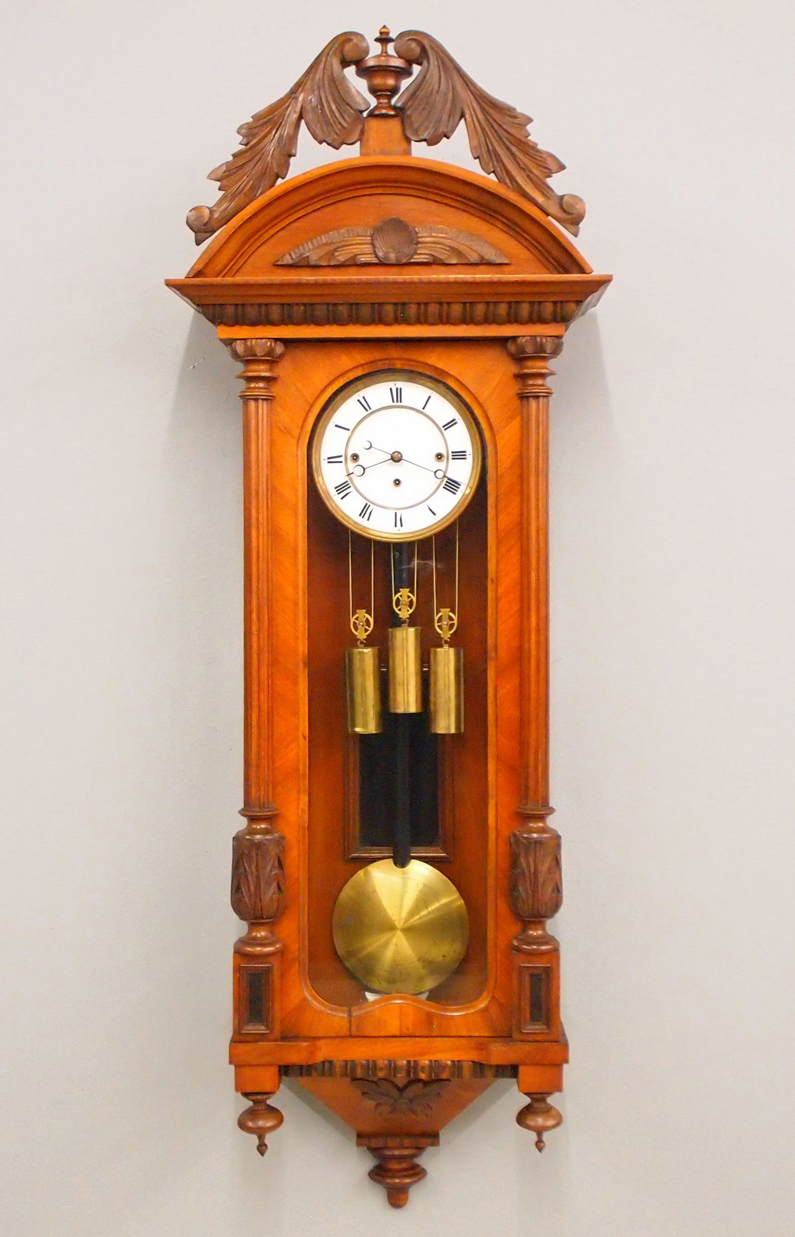 3 Weight Vienna Regulator Wall Clock (1 of 5)