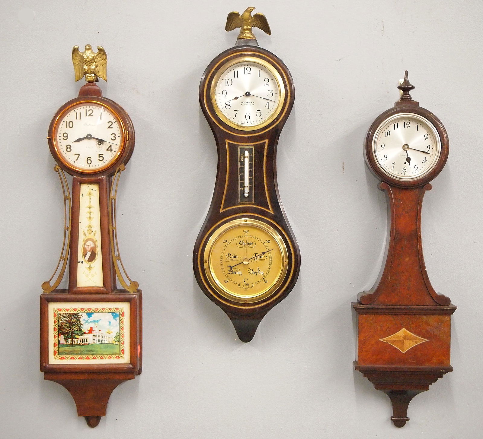 3 Mini Banjo Clocks (1 of 1)