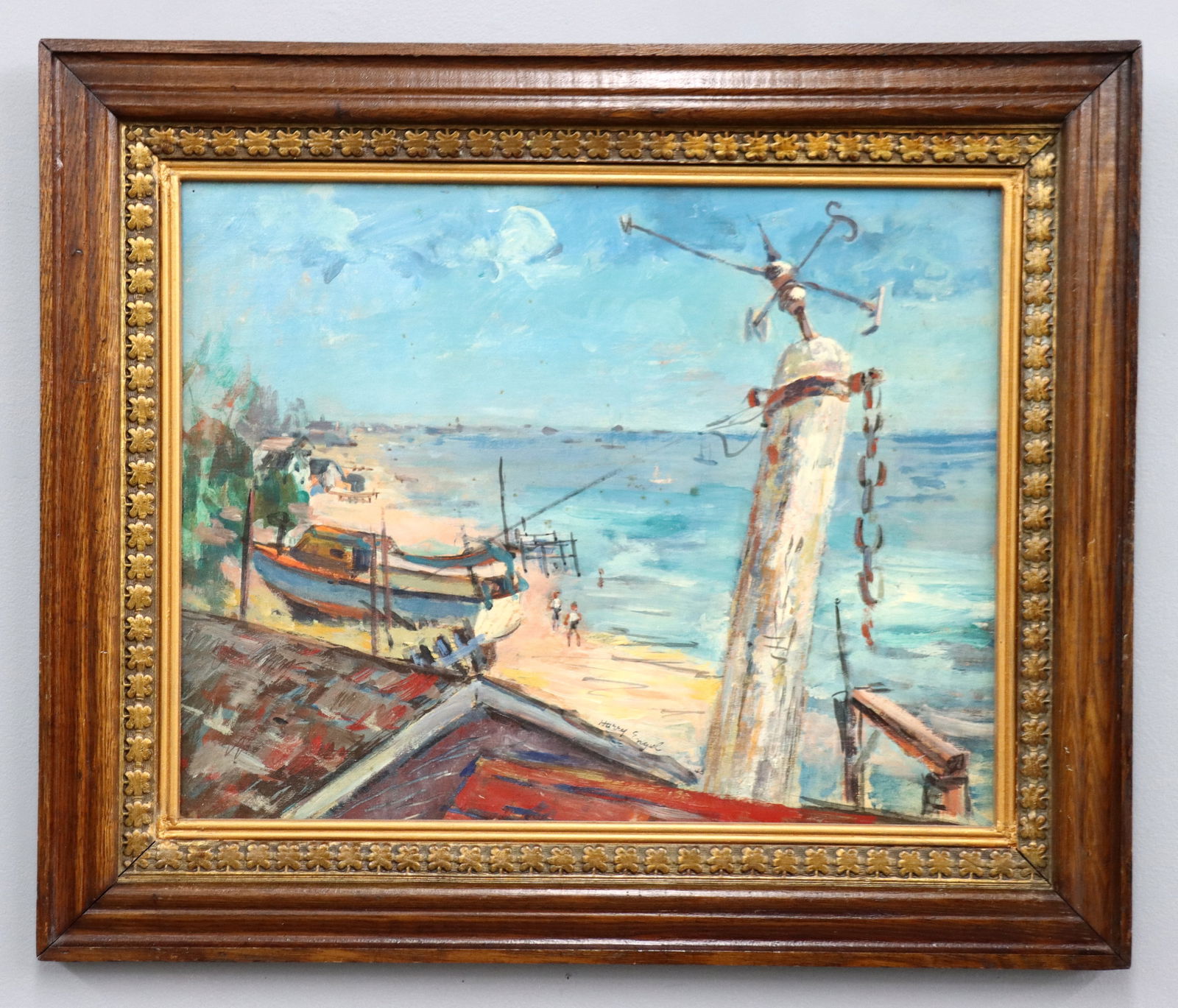 H. Engel Harbor Scene (1 of 3)