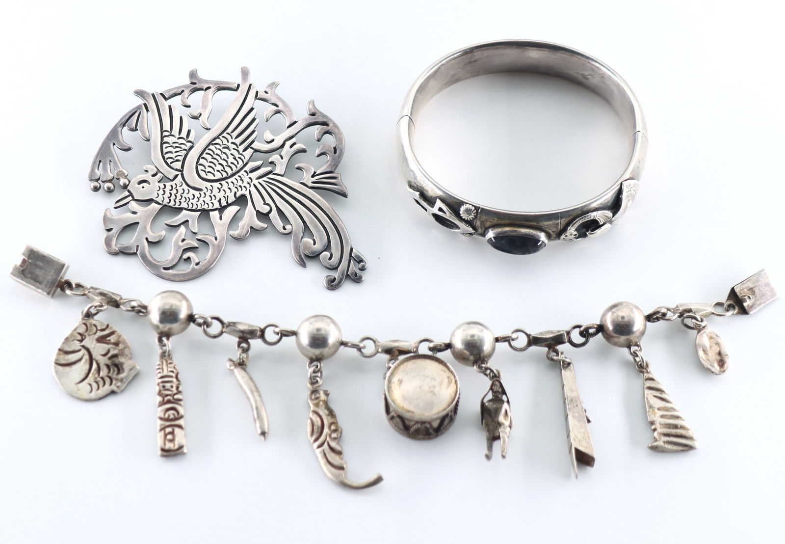 3 pc Taxco Sterling Jewelry (1 of 1)