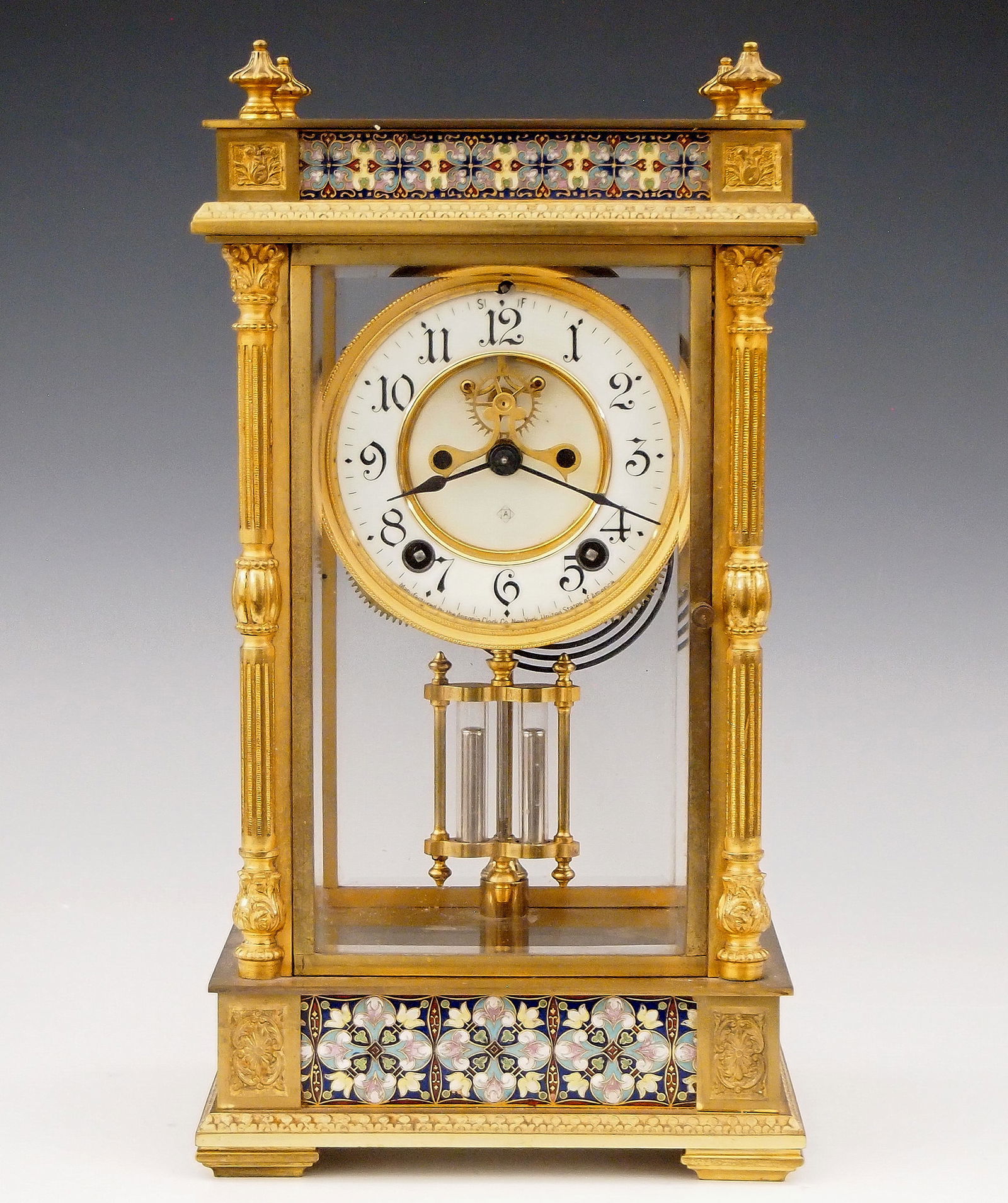Ansonia Emperor Crystal Regulator Clock (1 of 5)