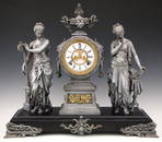 Ansonia Music & Poetry Figural Clock