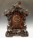 Black Forest Trumpeter Table Clock