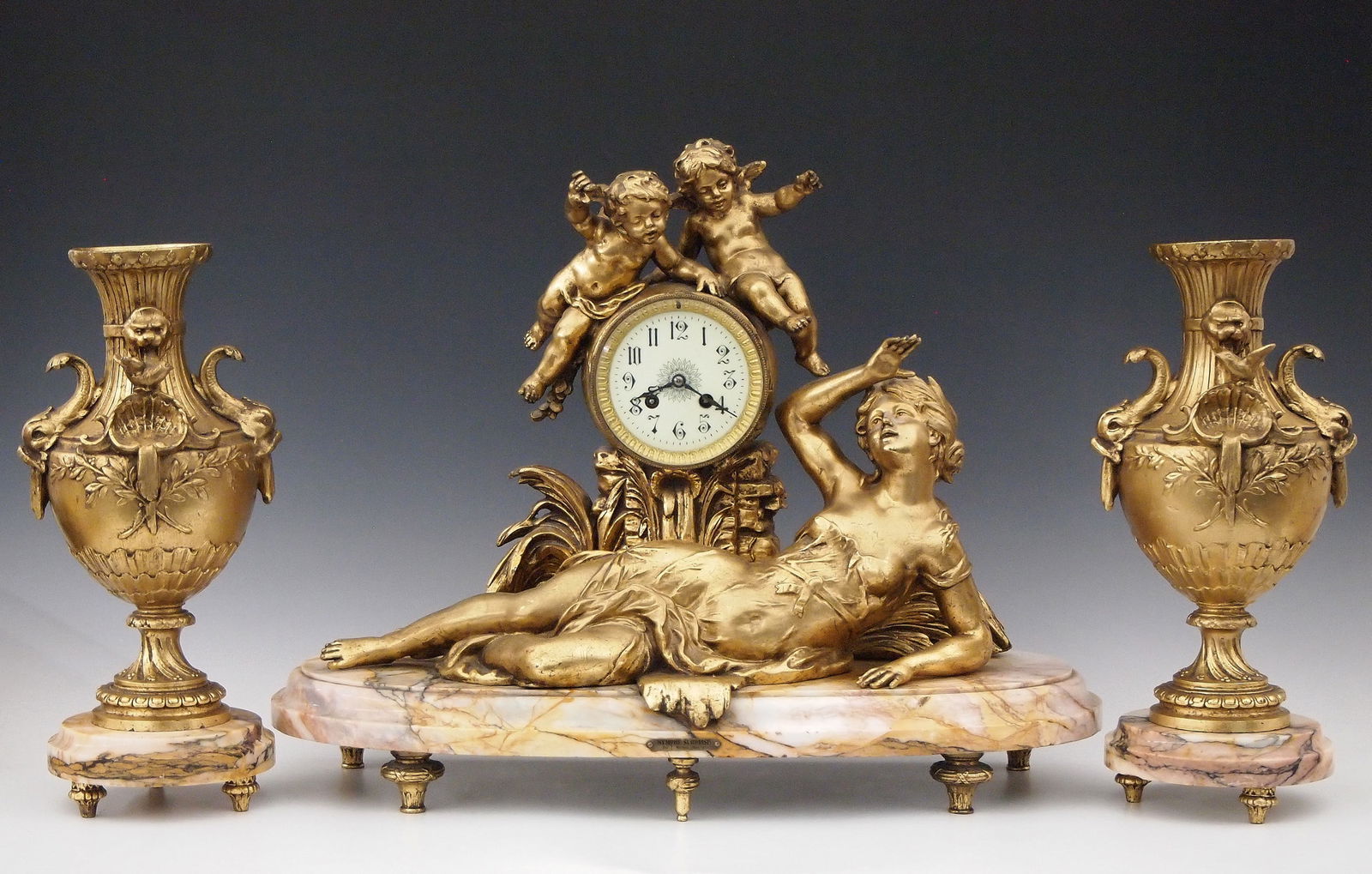 Louis Brocot French Clock Set (1 of 11)