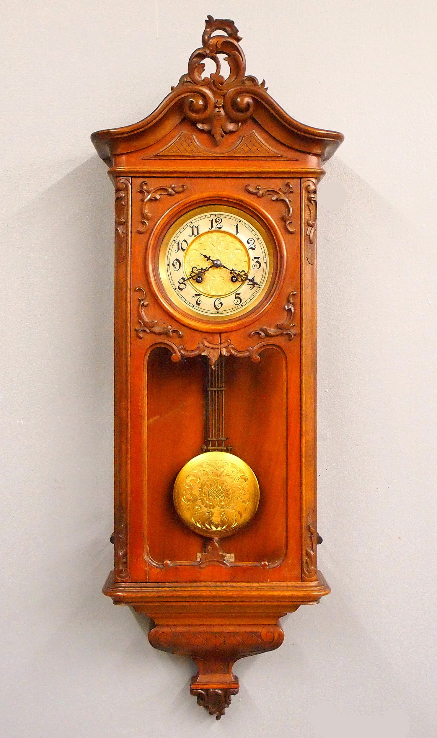 M Bauerle Second Baroque Wall Clock (1 of 7)