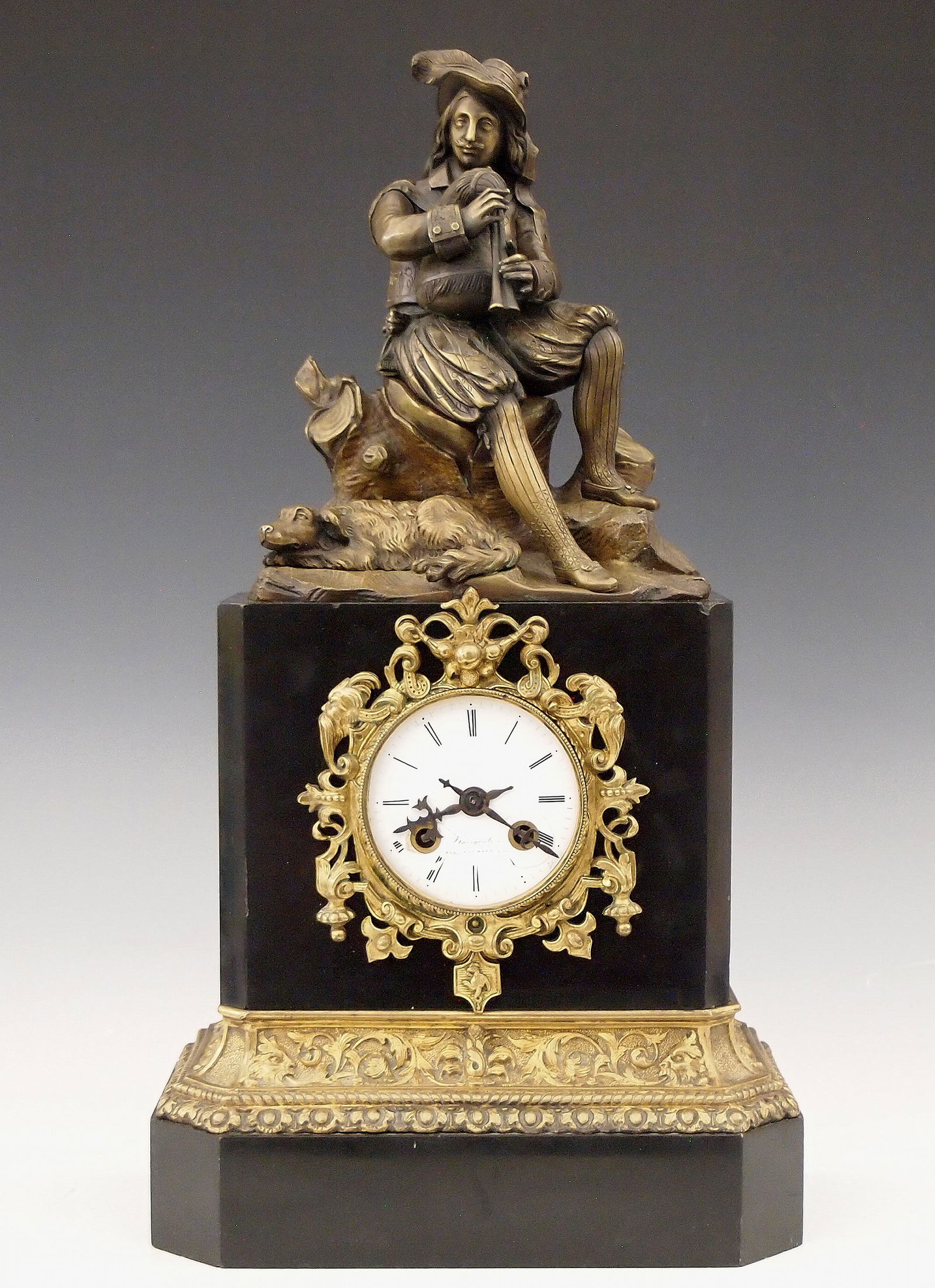 French Figural Mantel Clock (1 of 4)