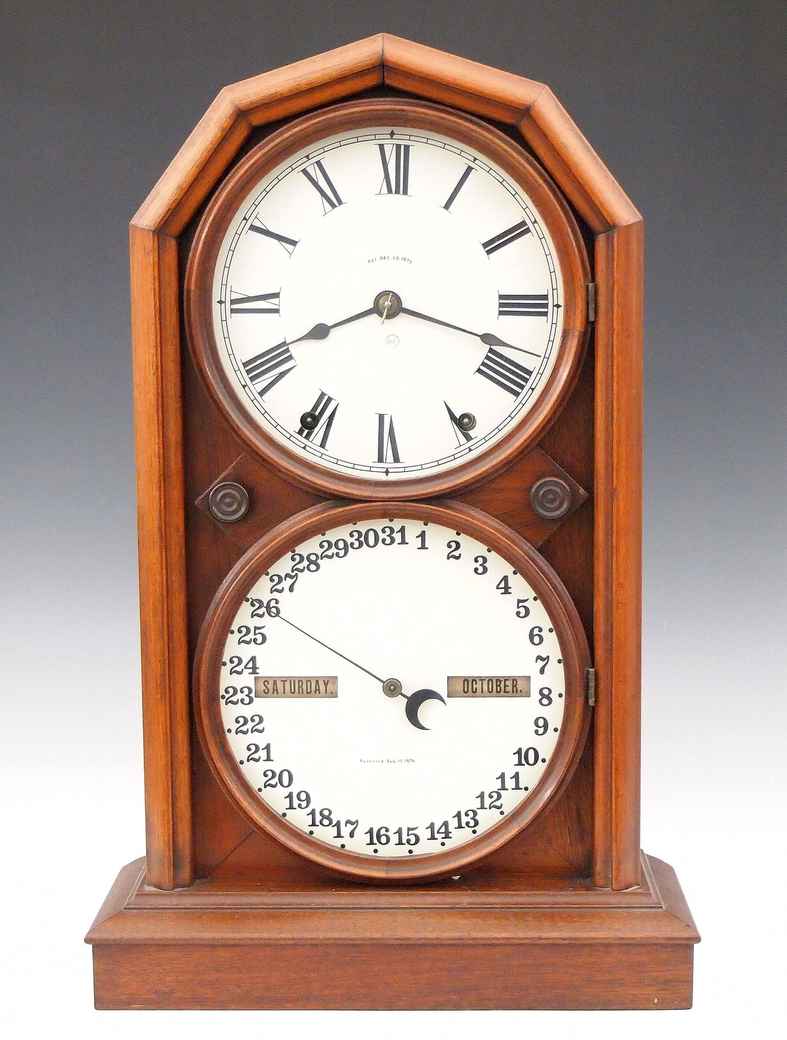 Seth Thomas No. 5 Calendar Shelf Clock (1 of 6)