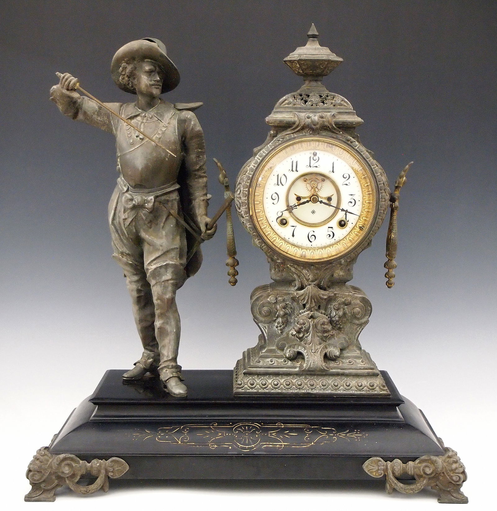 Ansonia Don Caesar Figural Clock (1 of 5)