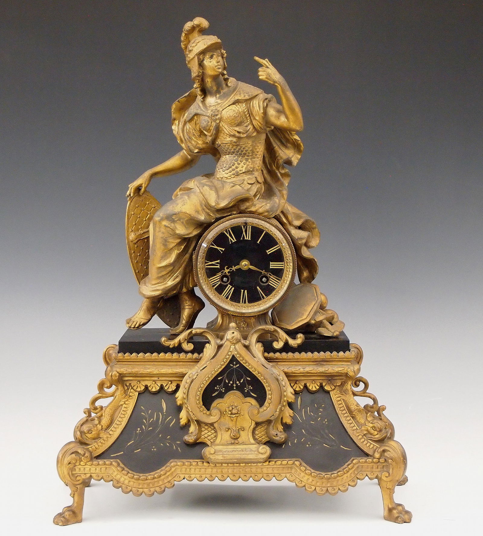 A. Mougin French Mantel Clock (1 of 5)