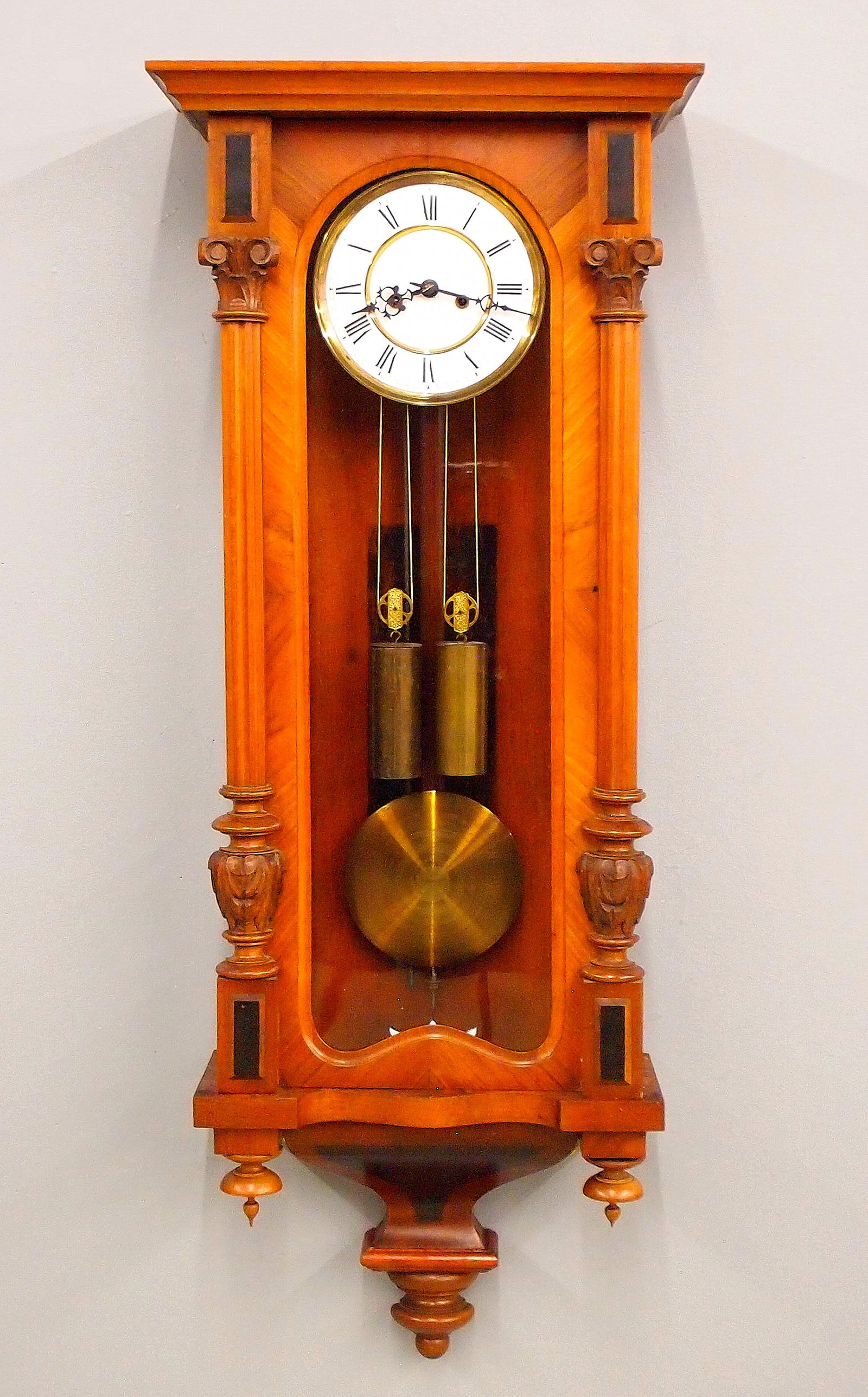 Gustav Becker 2 Weight Wall Clock (1 of 6)