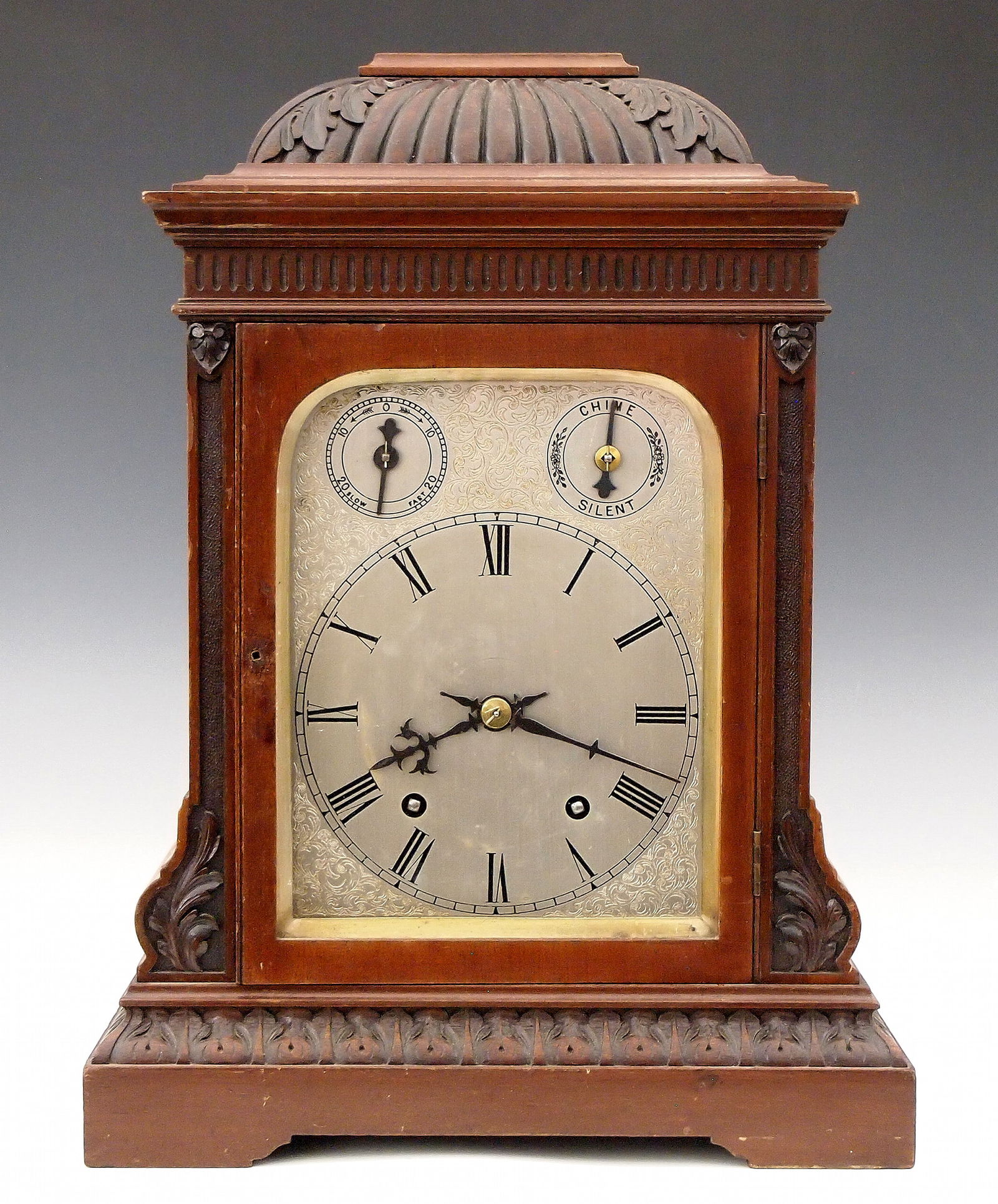 W & H German Bracket clock (1 of 7)