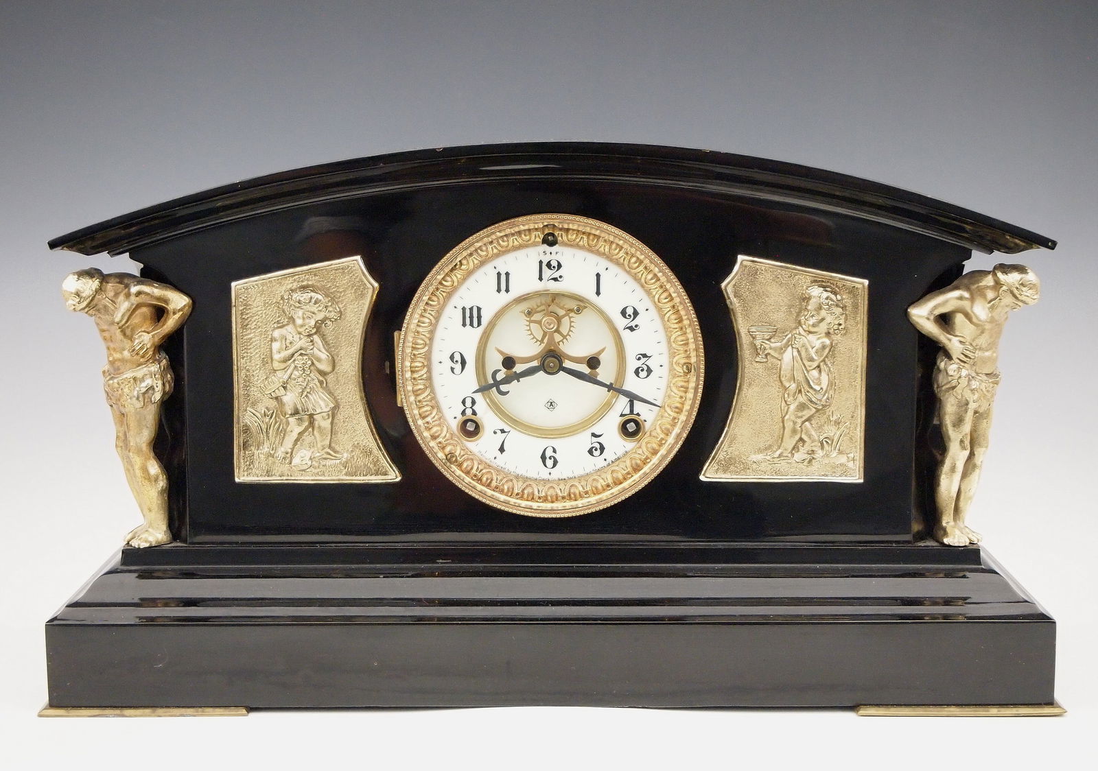 Ansonia Monterey Iron Mantel Clock (1 of 5)