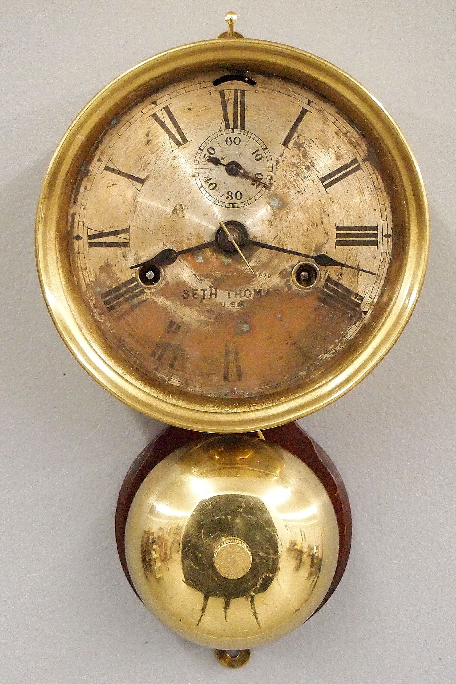 Seth Thomas Outside Bell Ship's Clock (1 of 4)