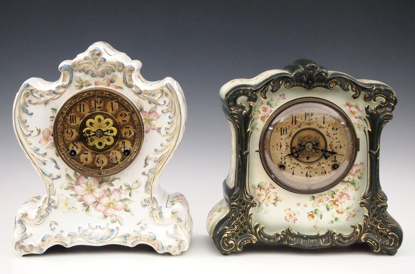 2 Kroeber China Shelf Clocks (1 of 4)