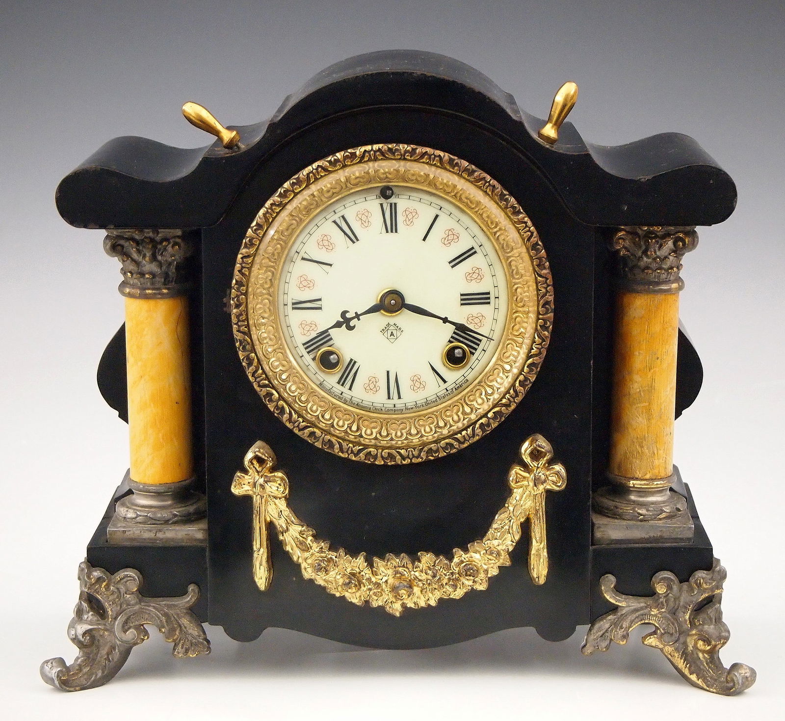 Ansonia Iron Mantel Clock (1 of 5)