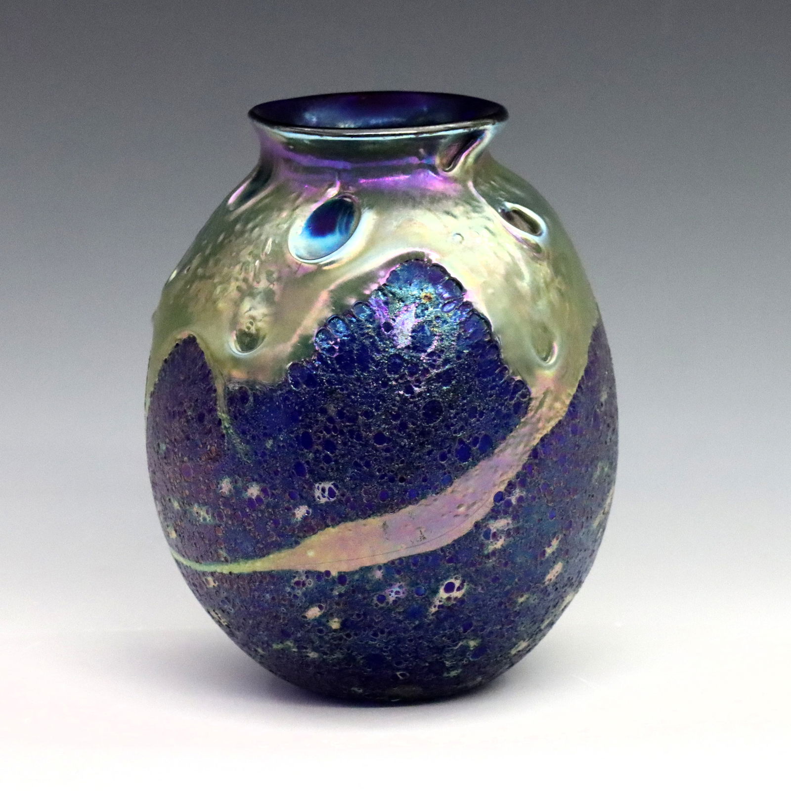 C. Lotton Cypriot Lava Glass Vase (1 of 3)