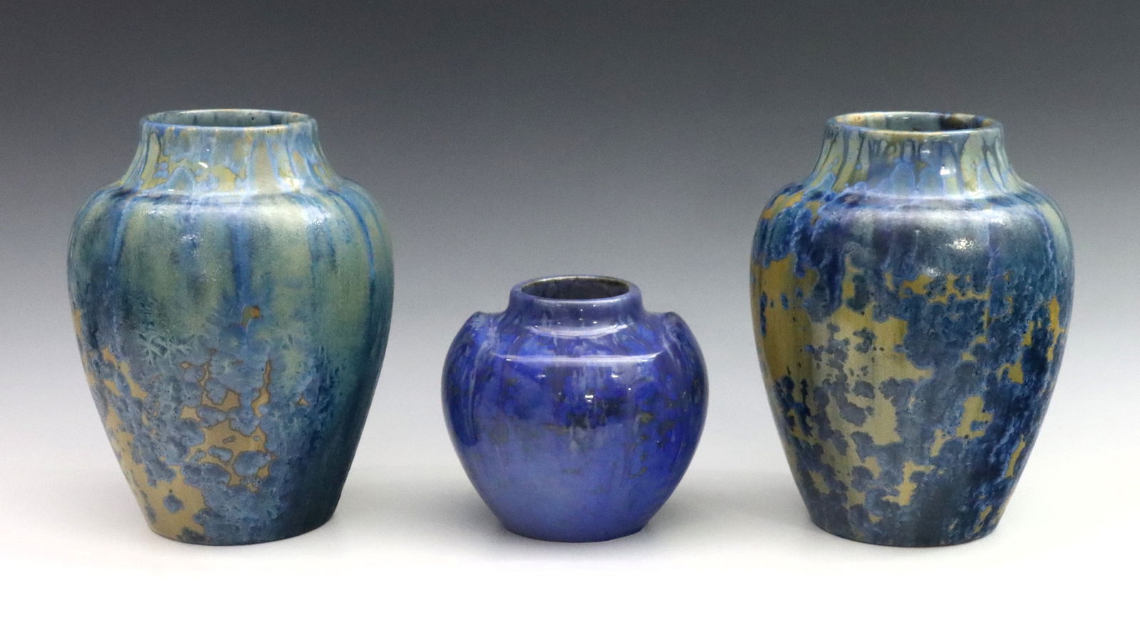 3 Pierrefonds Art Pottery Vases (1 of 5)