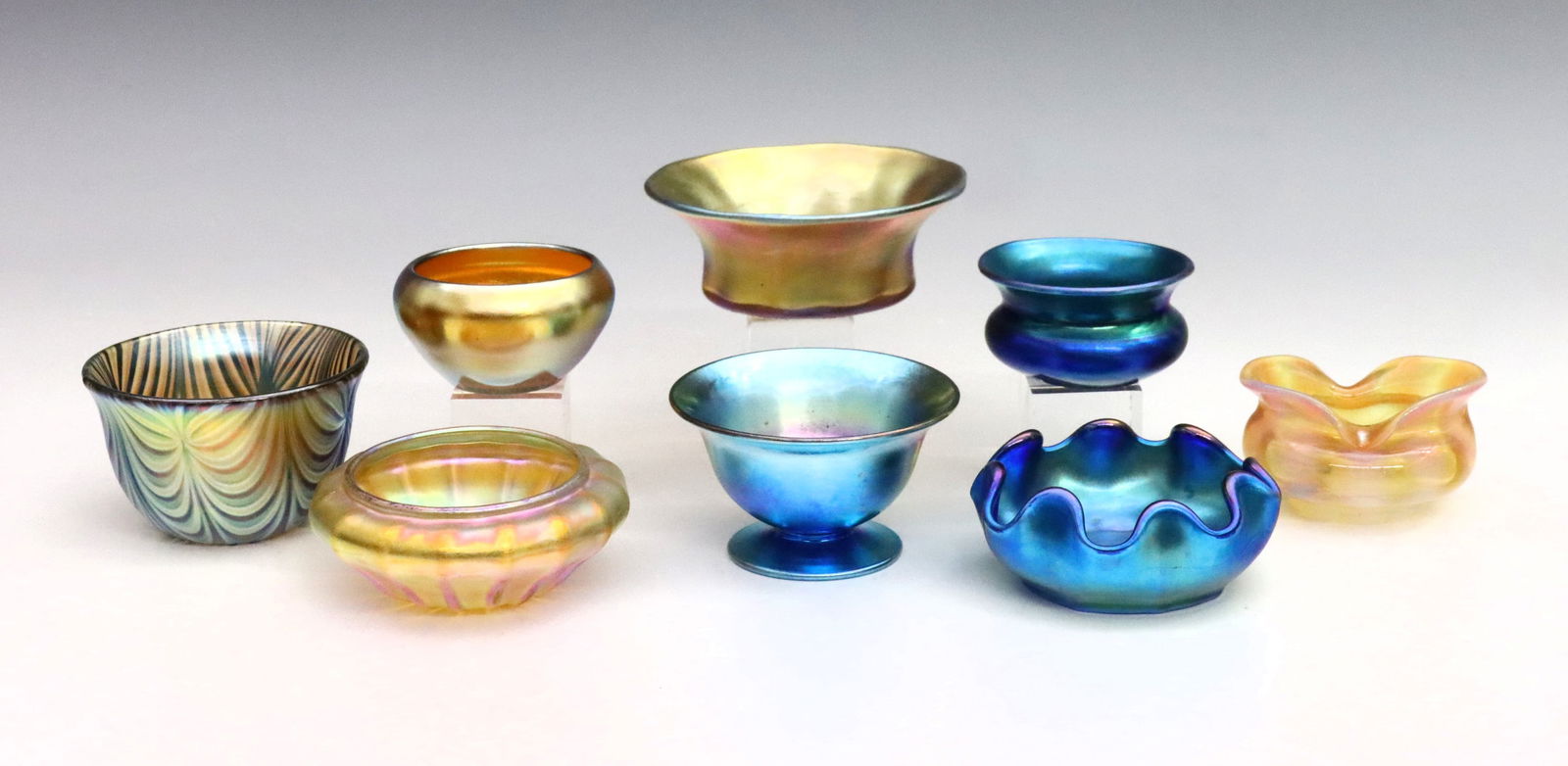8 Art Glass Salts (1 of 1)