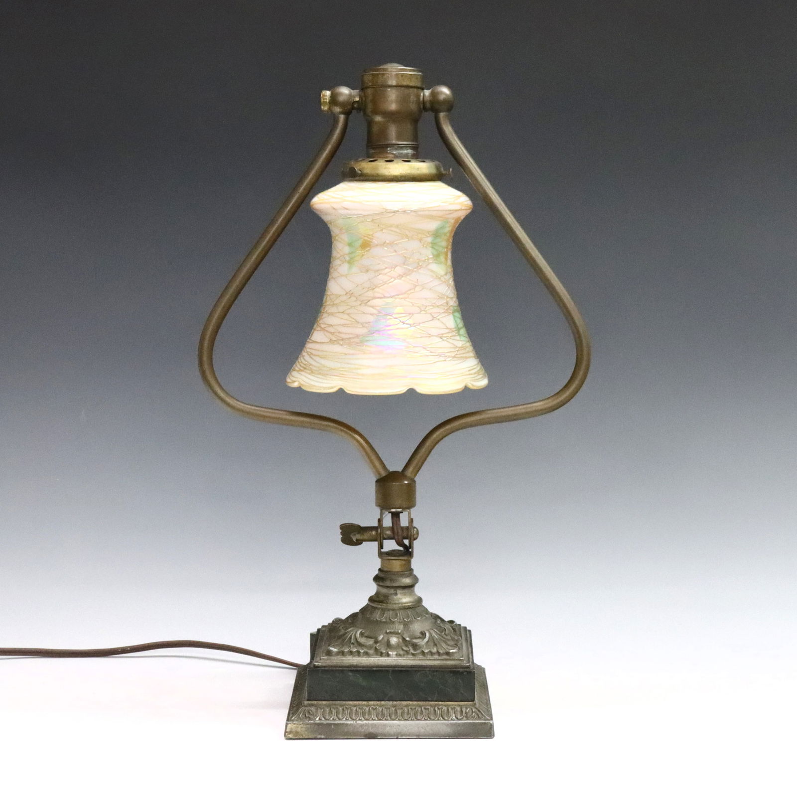 Desk Lamp with Quezal Shade (1 of 3)