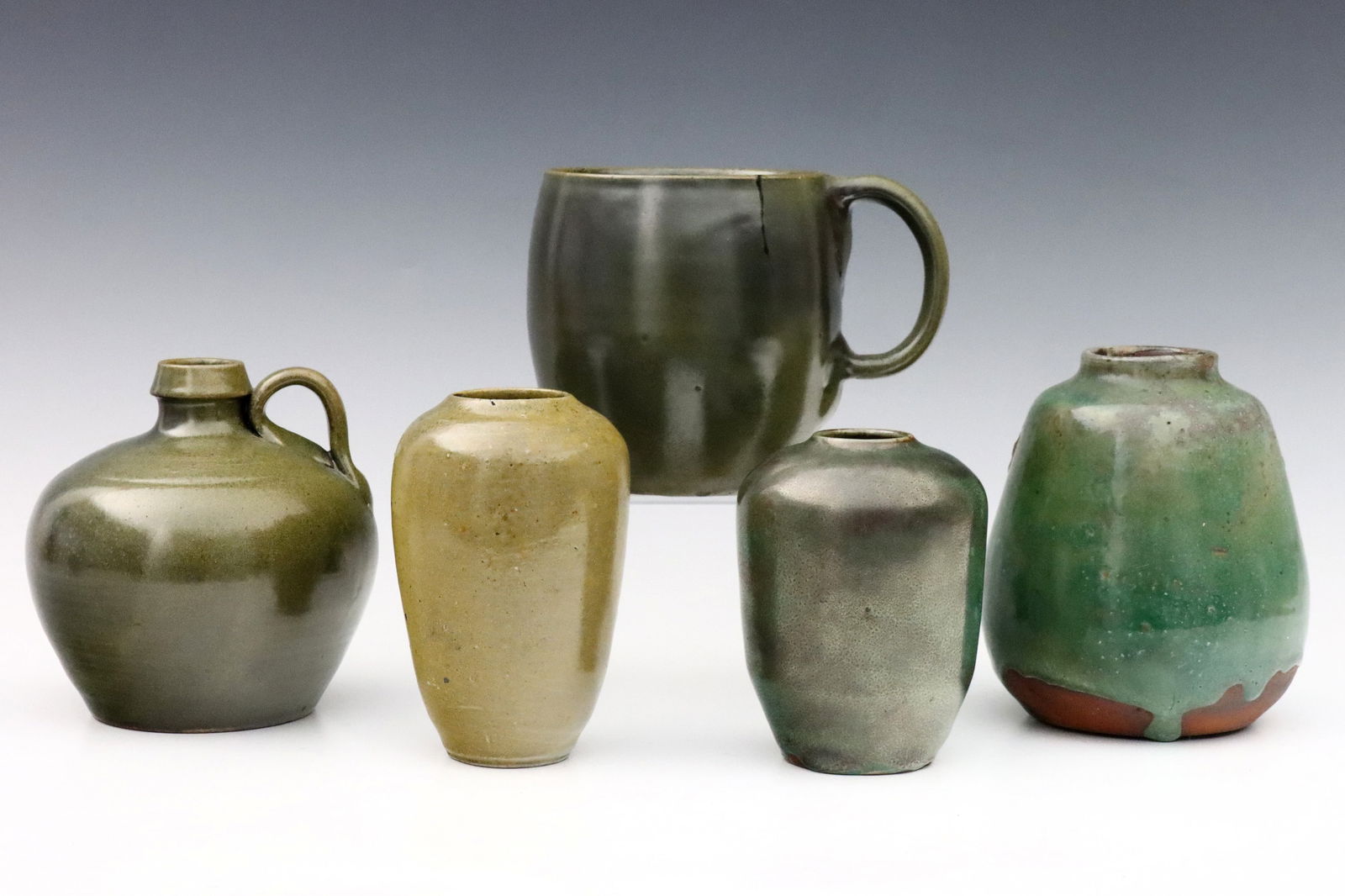 5 pc Jugtown Pottery (1 of 3)