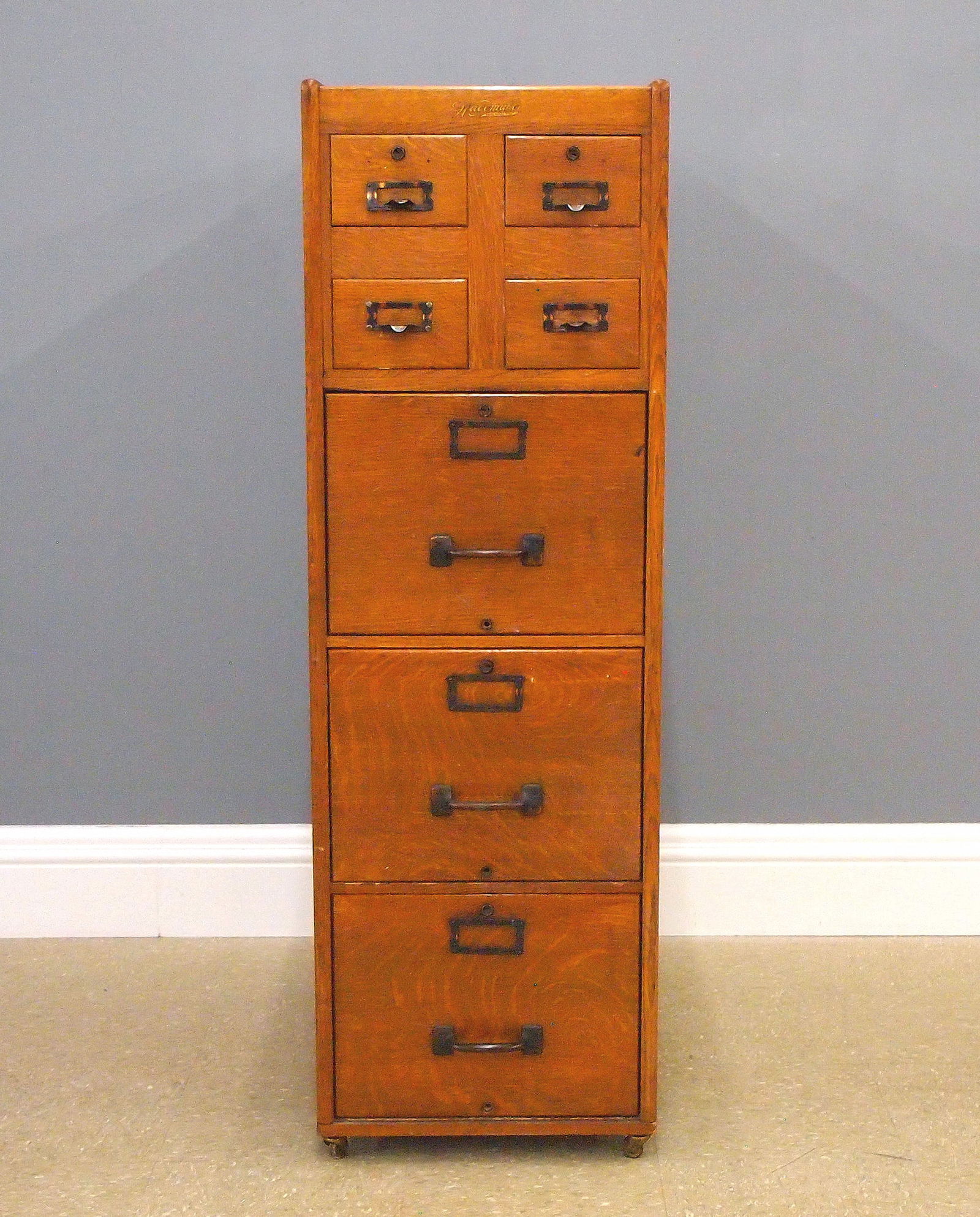 Oak File Cabinet (1 of 3)