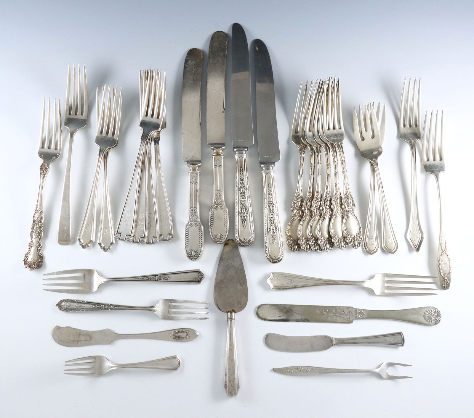 37 pc American Sterling Flatware (1 of 1)