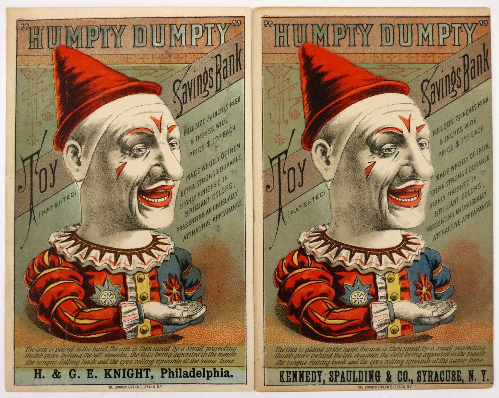 2 Humpty Dumpty Bank Cards (1 of 4)
