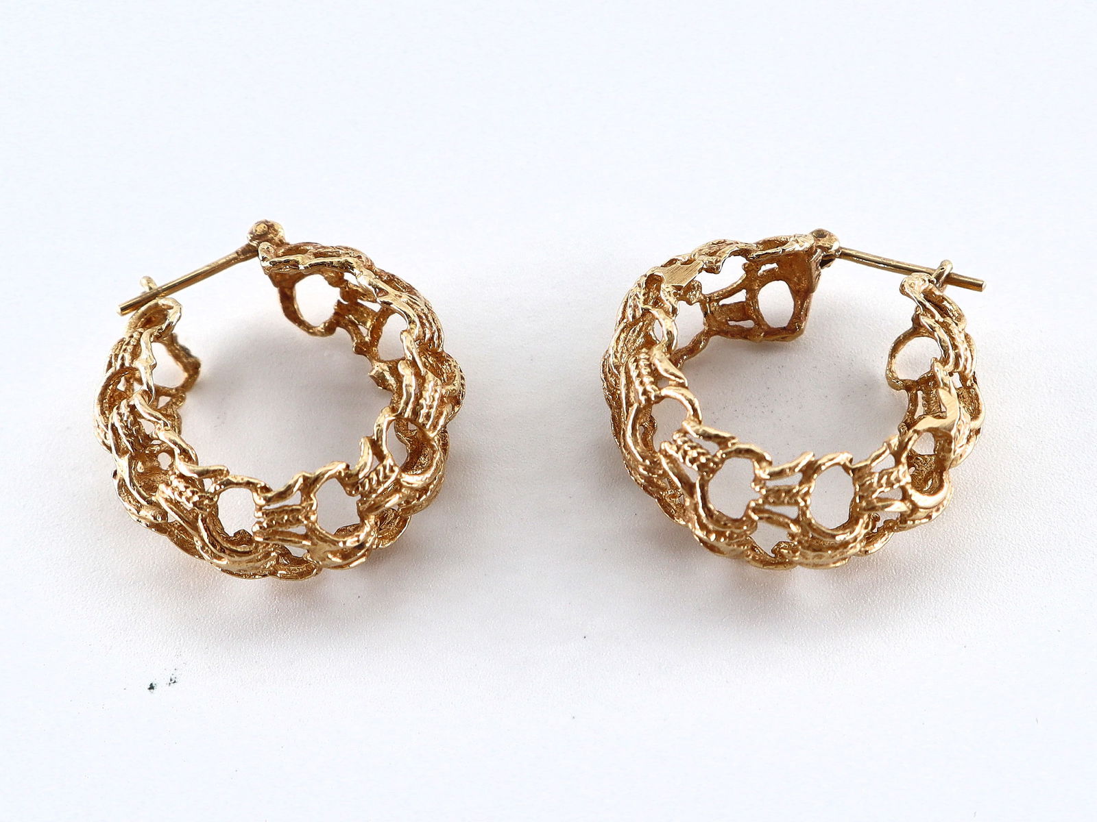 Pr 14k Hoop Earrings (1 of 2)