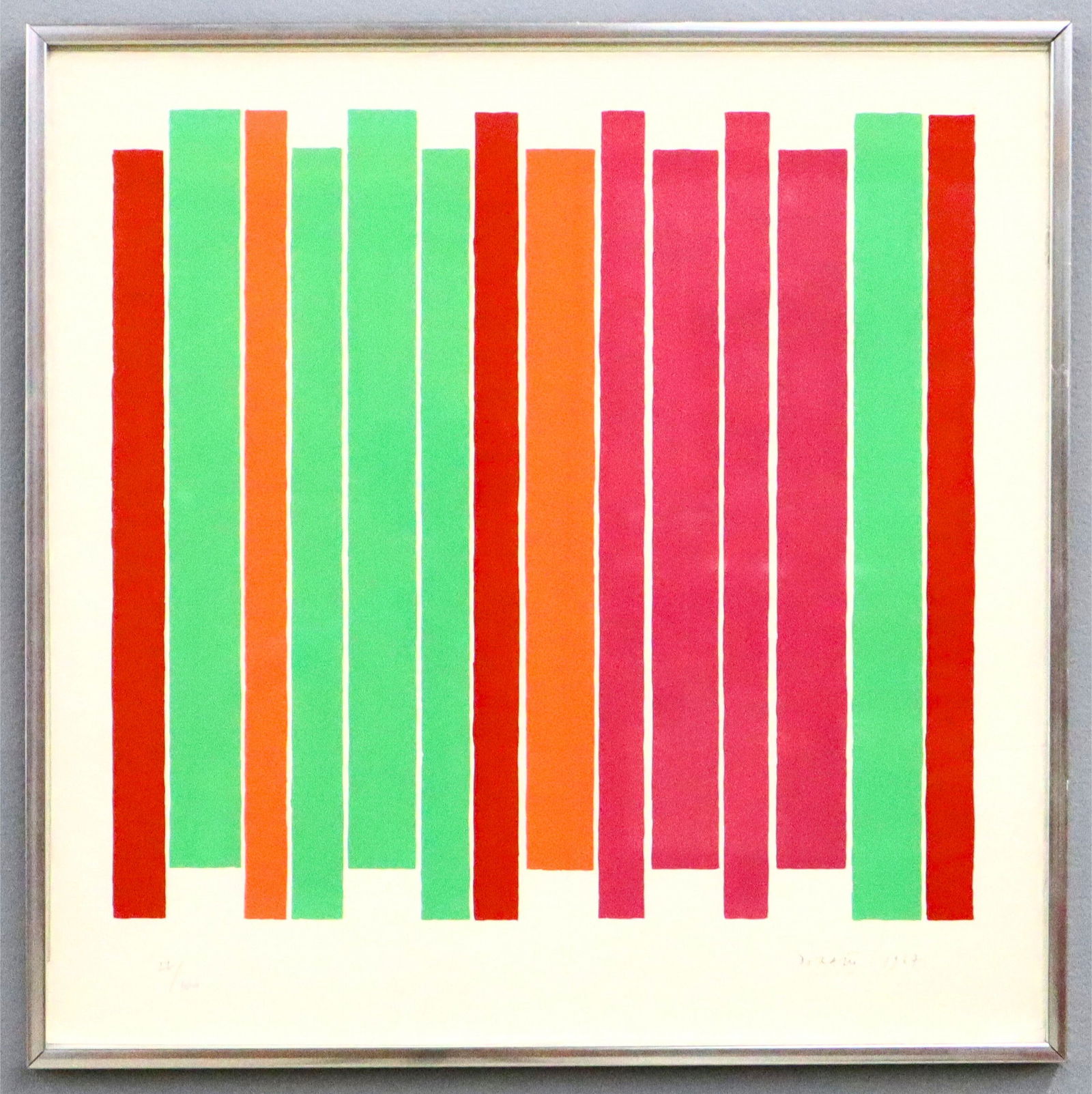 P. Dorazio Color Field Lithograph (1 of 3)