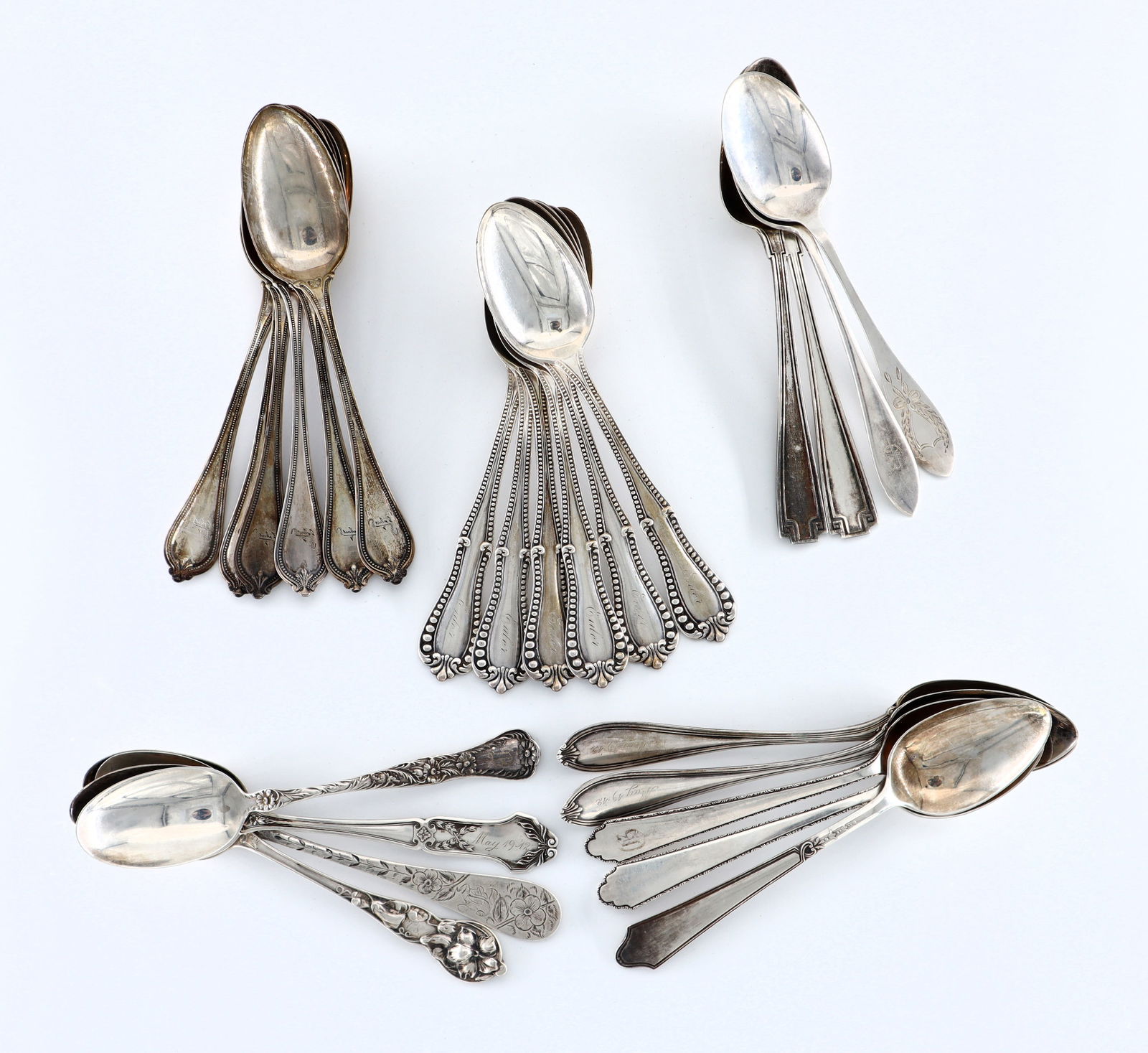 25 American Sterling Teaspoons (1 of 1)