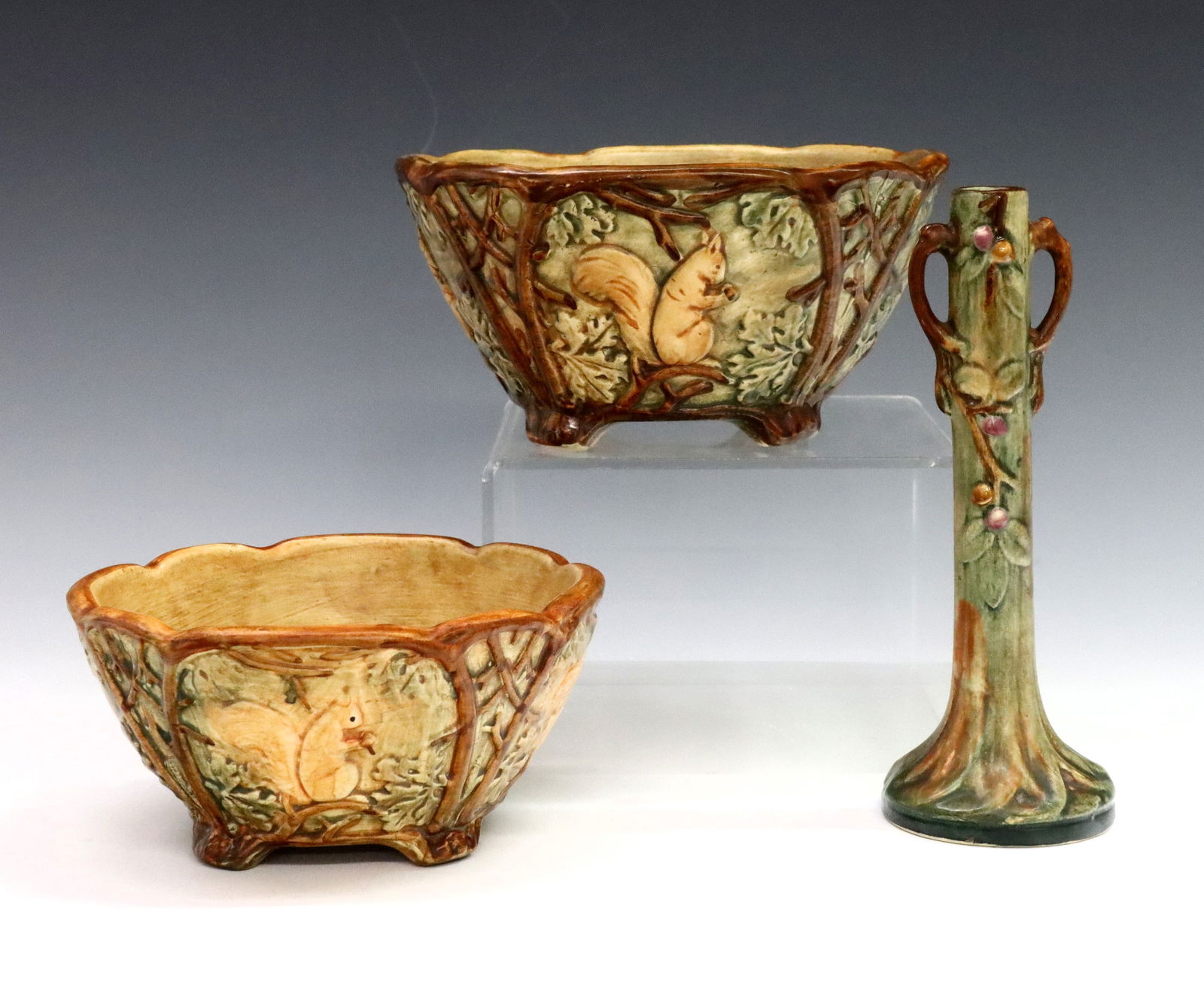 3 pc Weller Woodcraft Pottery (1 of 4)