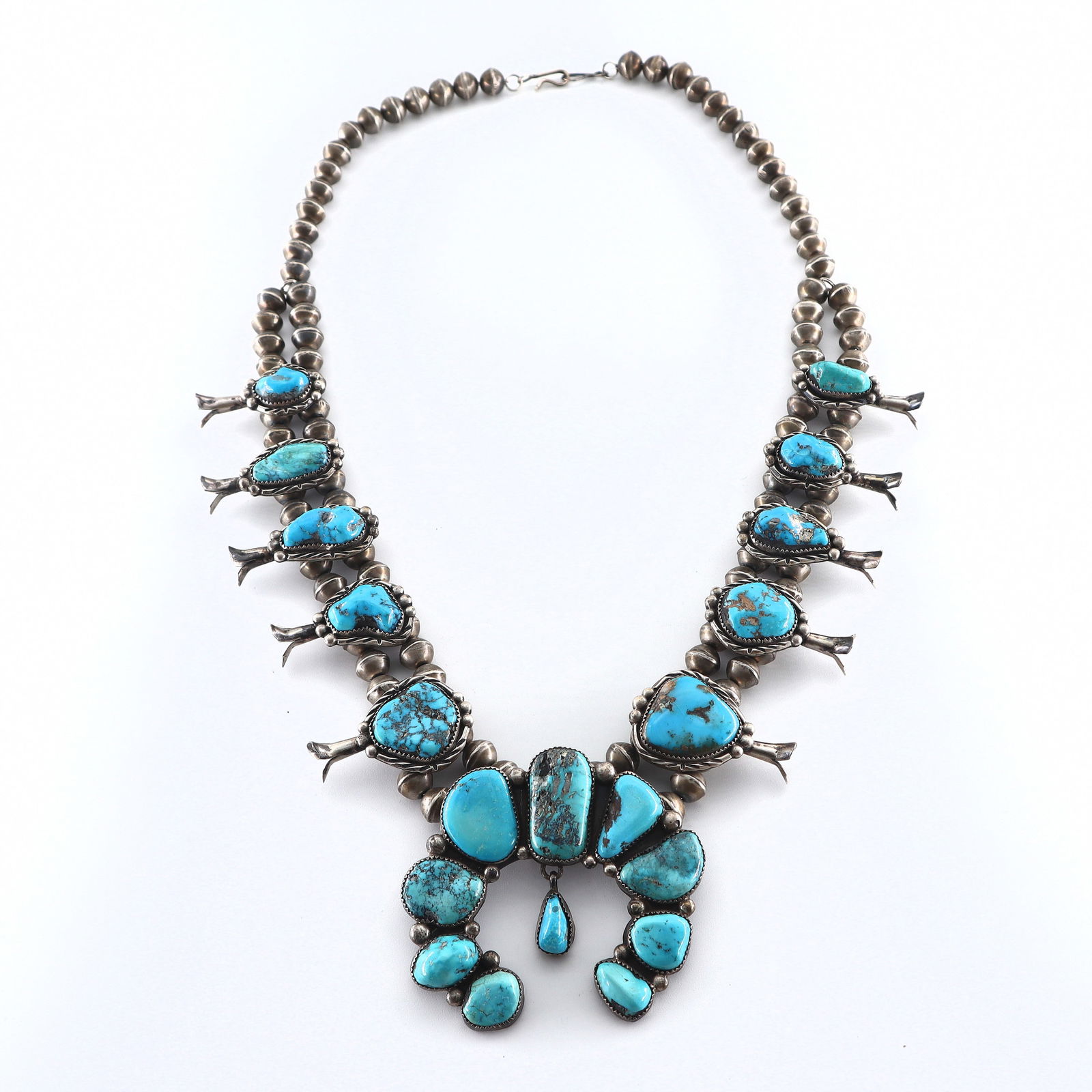 H. Sam Navajo Squash Blossom Necklace (1 of 5)