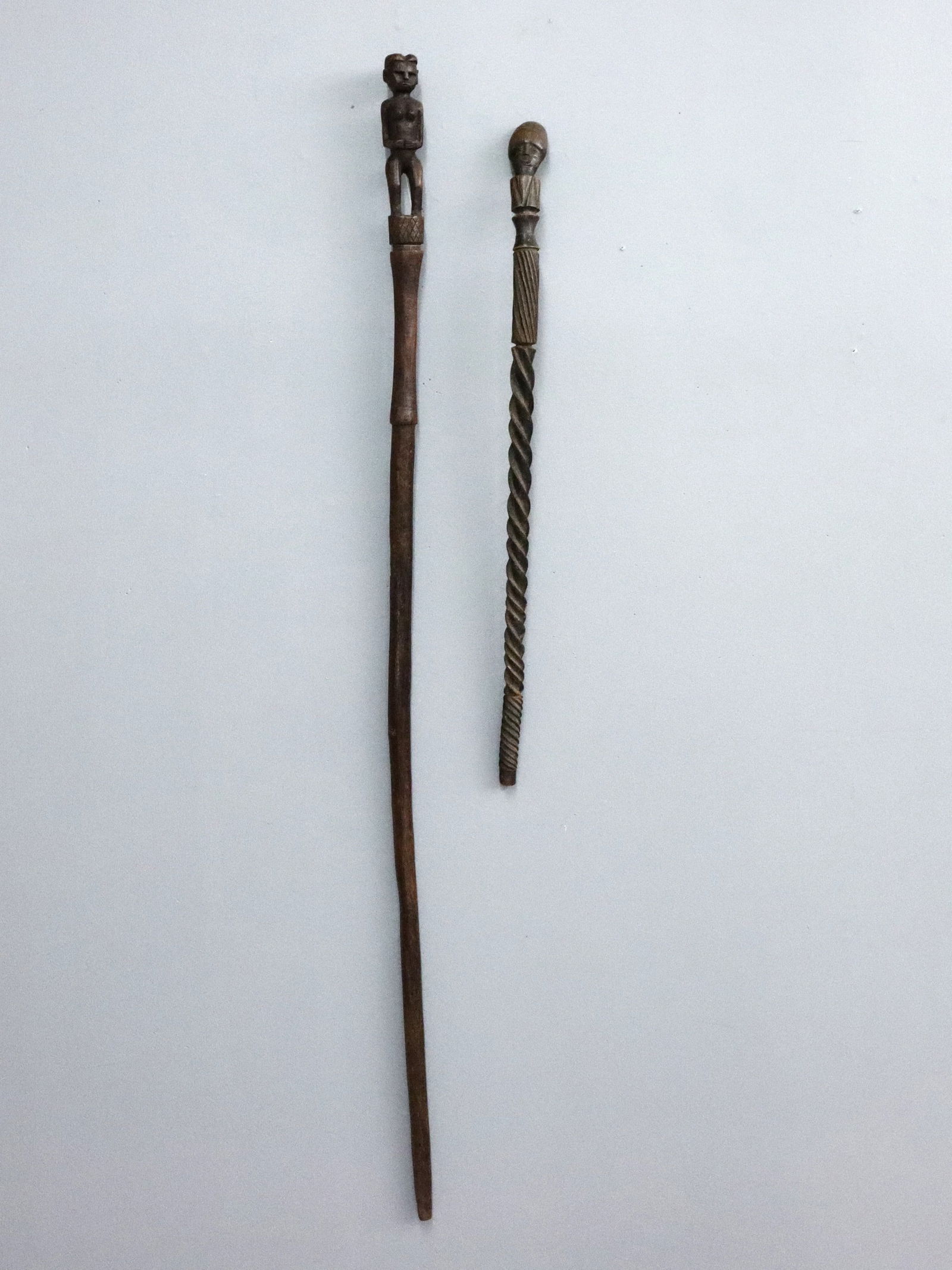2 African Carved Staffs (1 of 2)