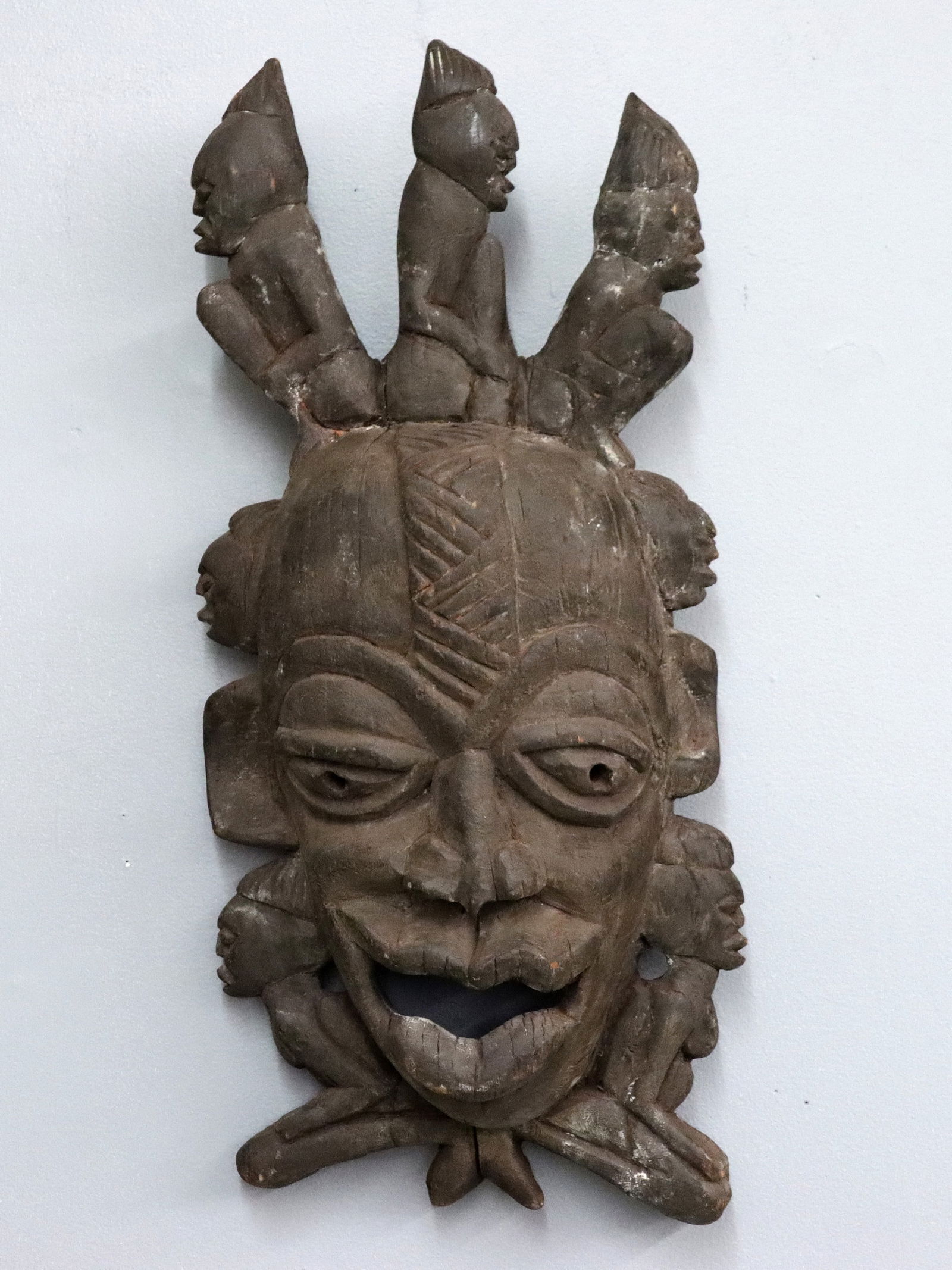 Congolese Carved Sickness Mask (1 of 3)