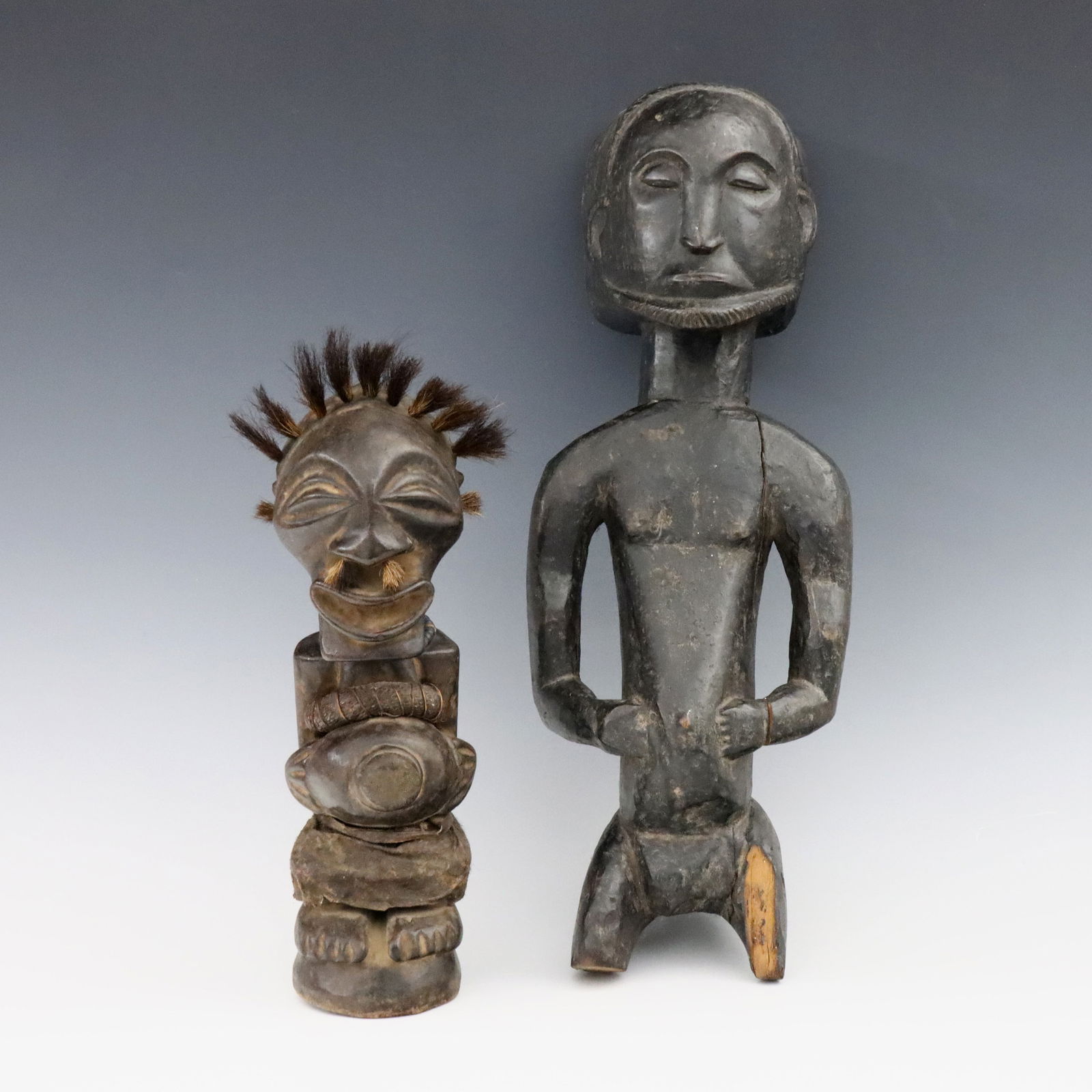 2 African Carved Figures (1 of 2)