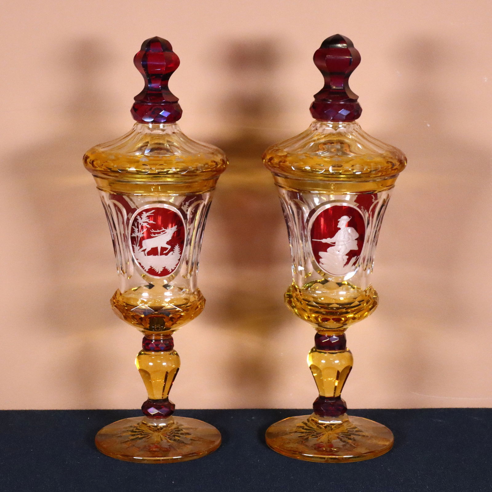 Pr Bohemian Glass Pokals (1 of 2)