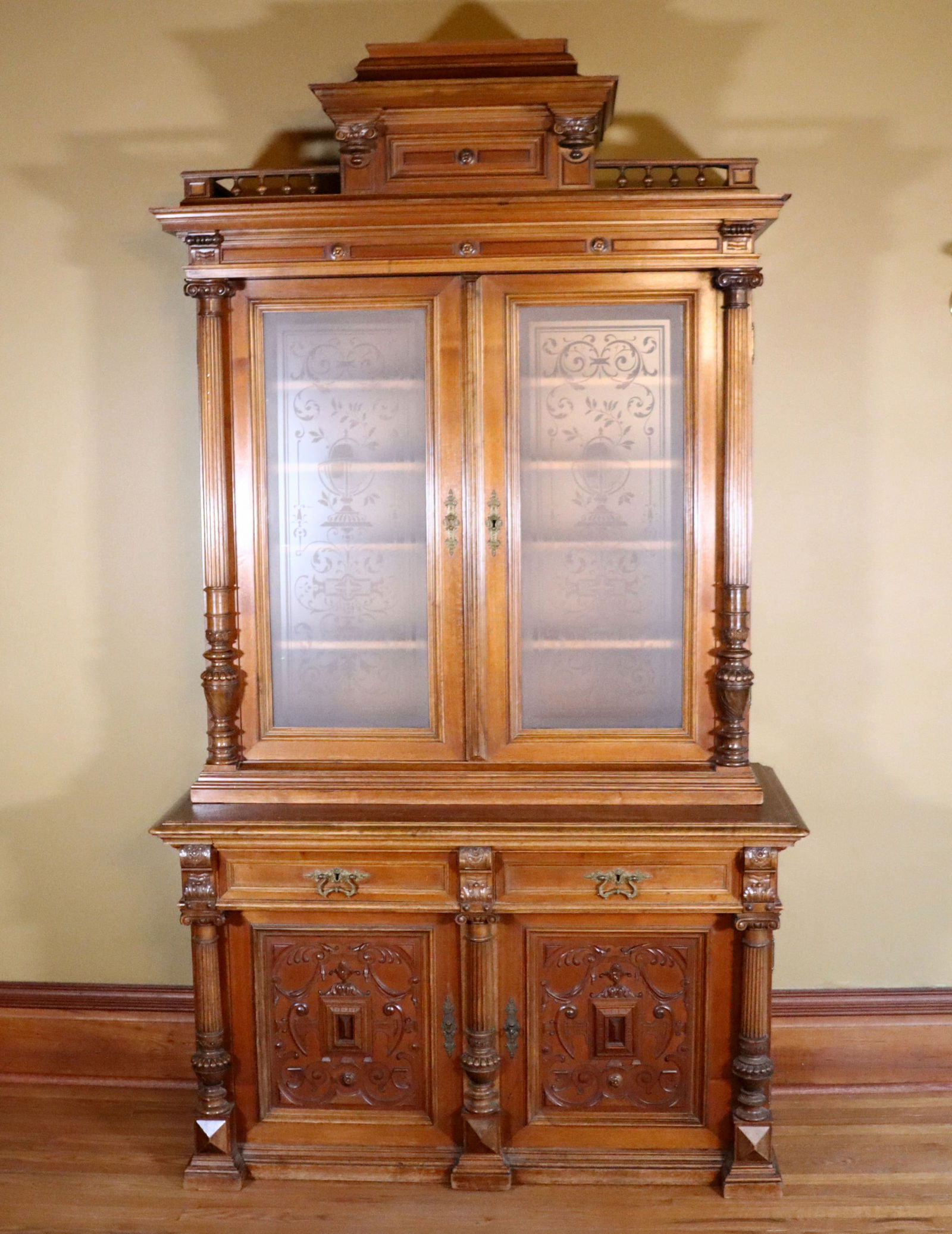 Renaissance Revival Bookcase (1 of 9)