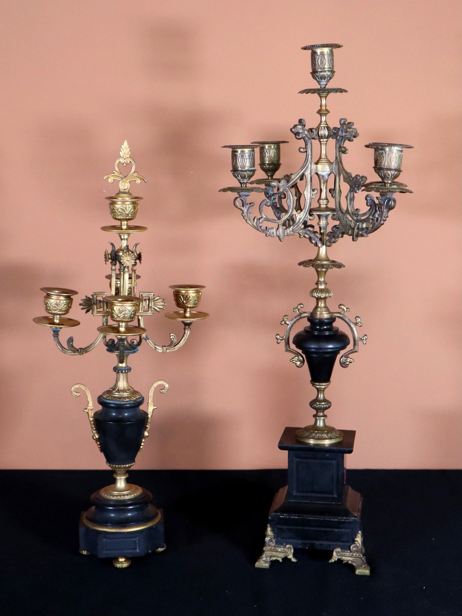 2 Louis XVI Style Bronze Candelabra (1 of 6)