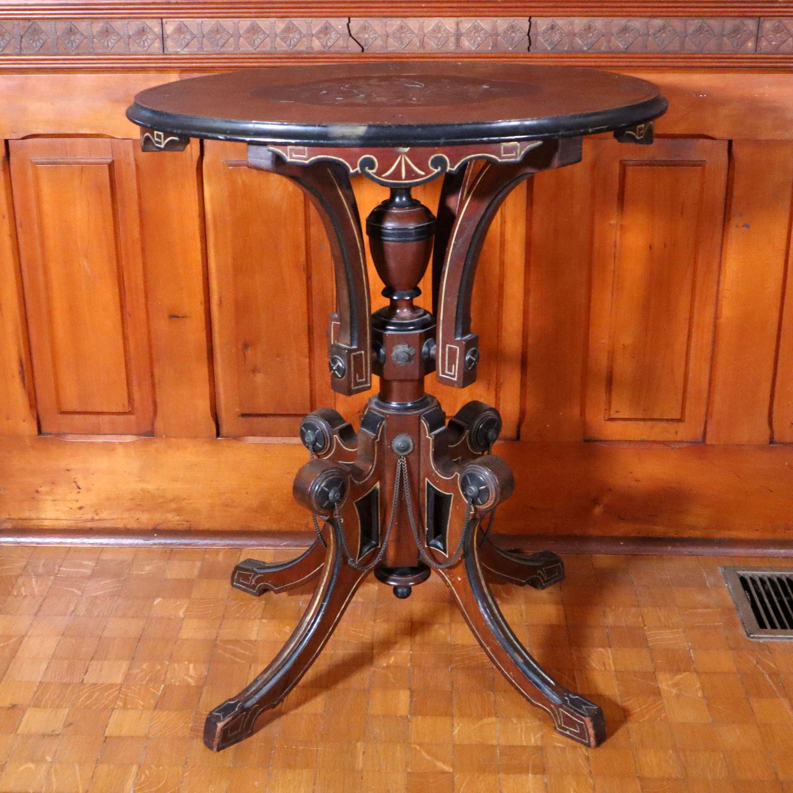 Victorian Inlaid Stand (1 of 4)