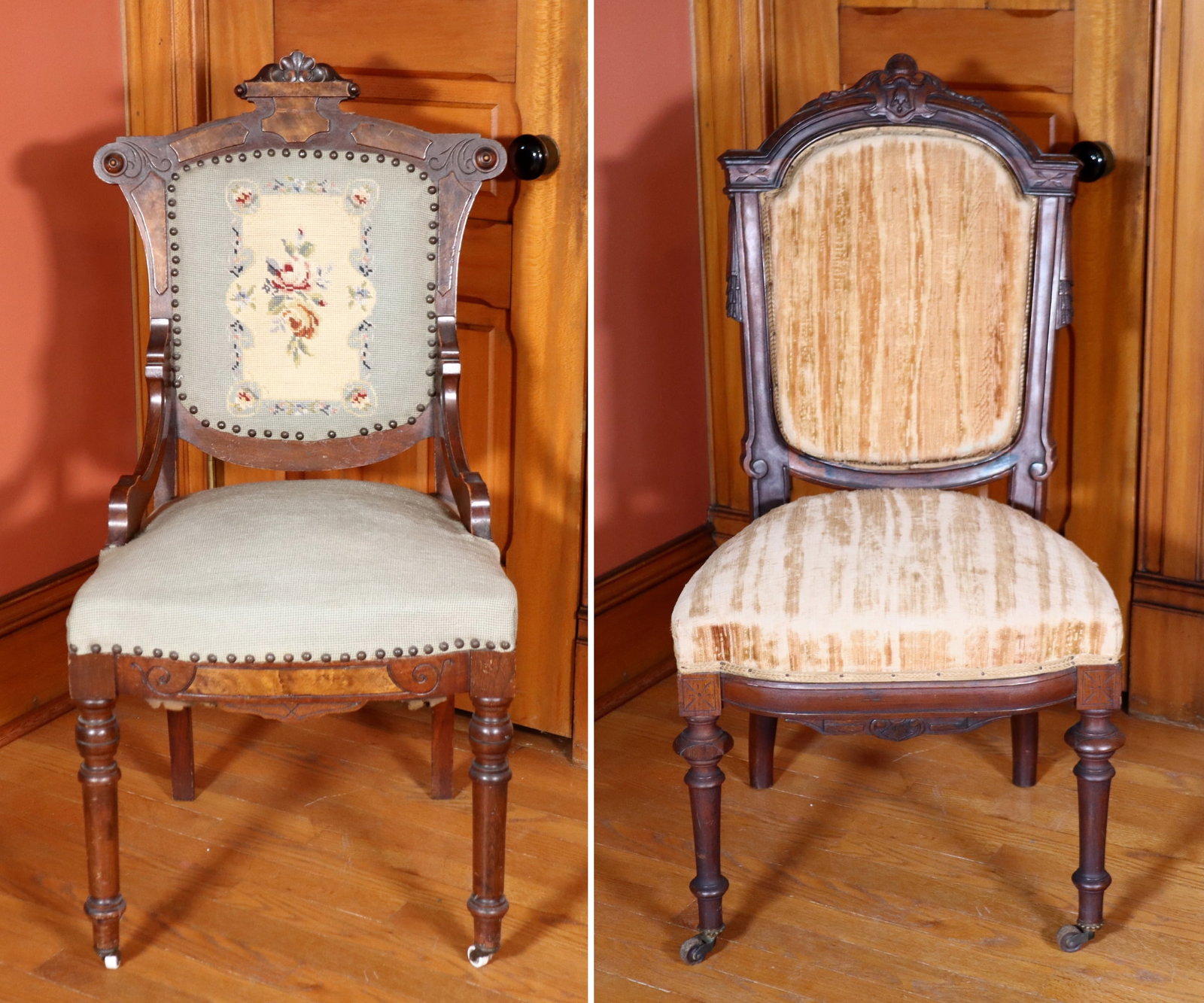 2 Victorian Side Chairs (1 of 9)