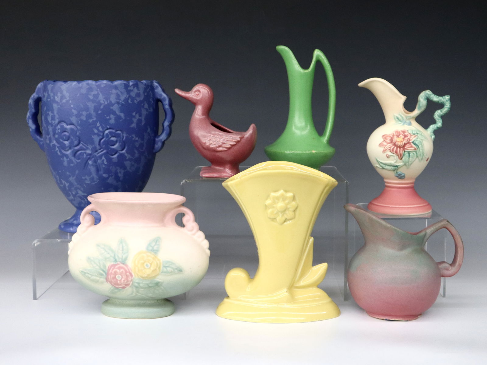 7 pc American Art Pottery (1 of 6)