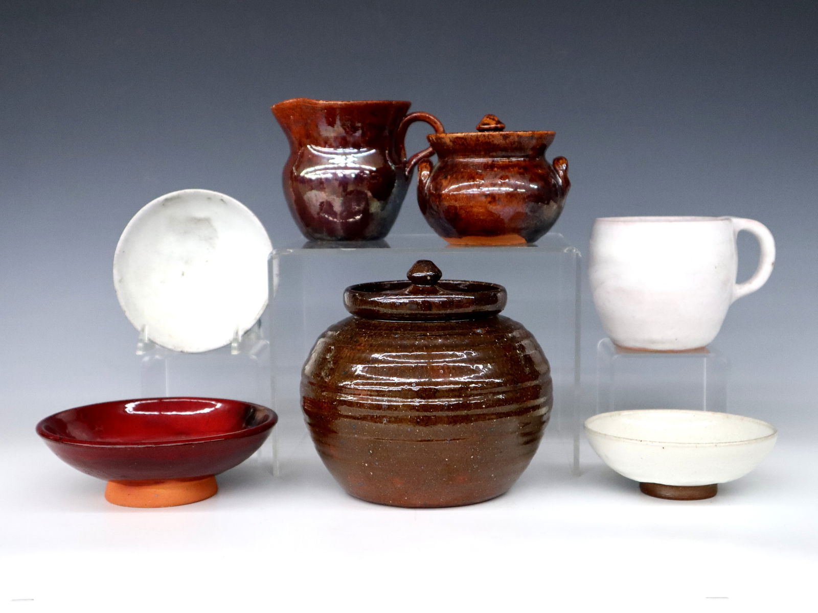 7 pc Jugtown Pottery (1 of 2)